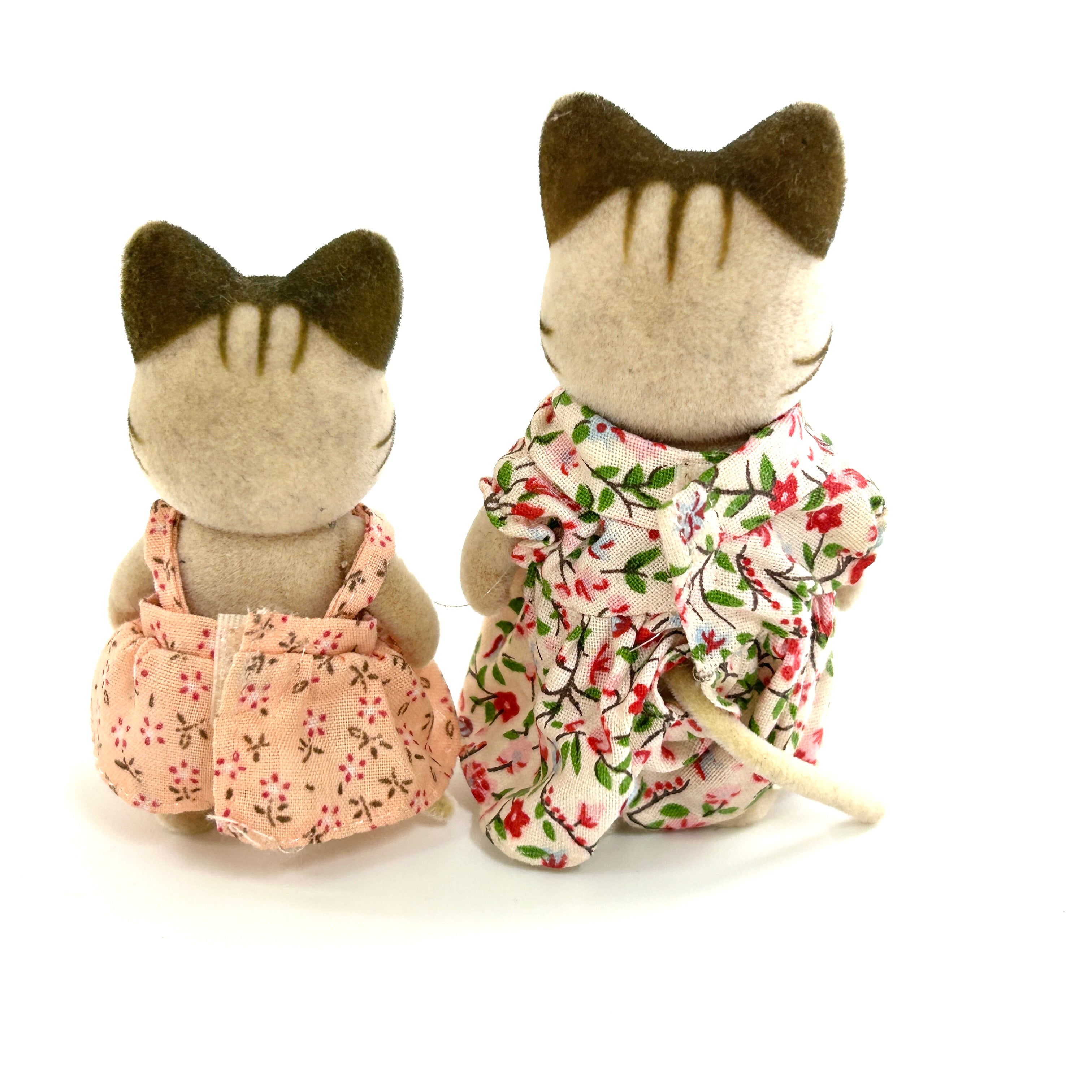 [used] Striped Cat Mother Girl Sylvanian Families Calico Critters