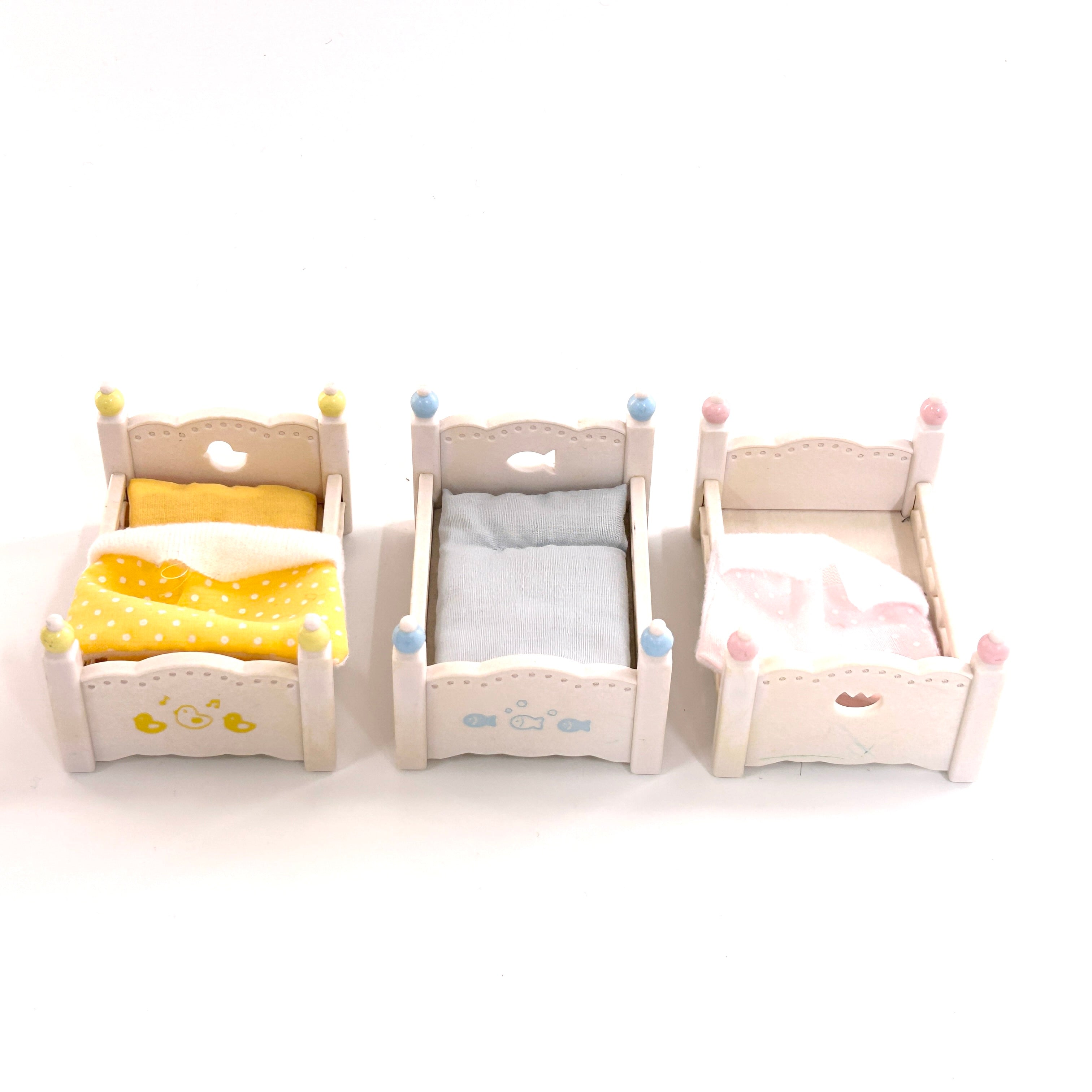[used] Baby's Triple Bunk Bed Sylvanian Families Calico Critters
