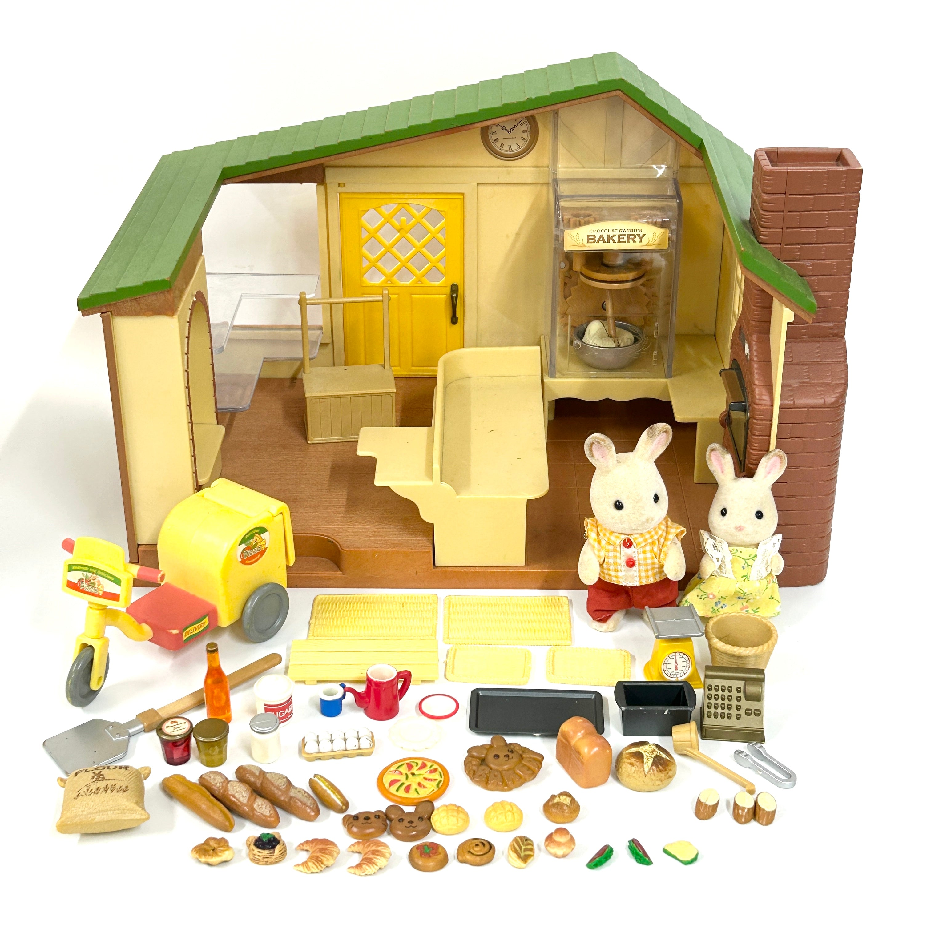 [used] Forest Watermill Bakery Gift Set 2007 07-PA-T Sylvanian Families Calico Critters