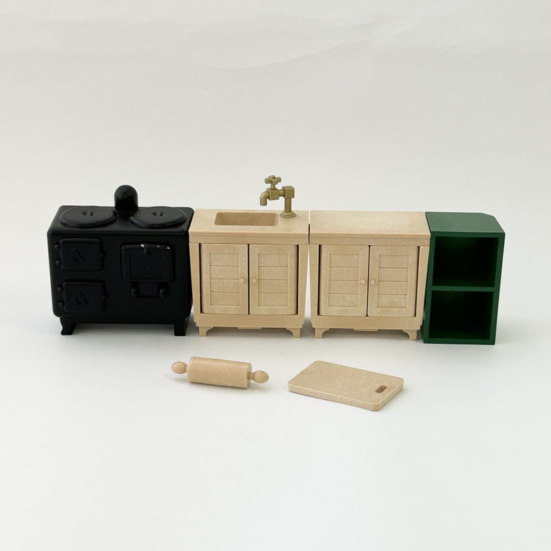 [Used] KITCHEN SET KA-10 Epoch Japan Sylvanian Families