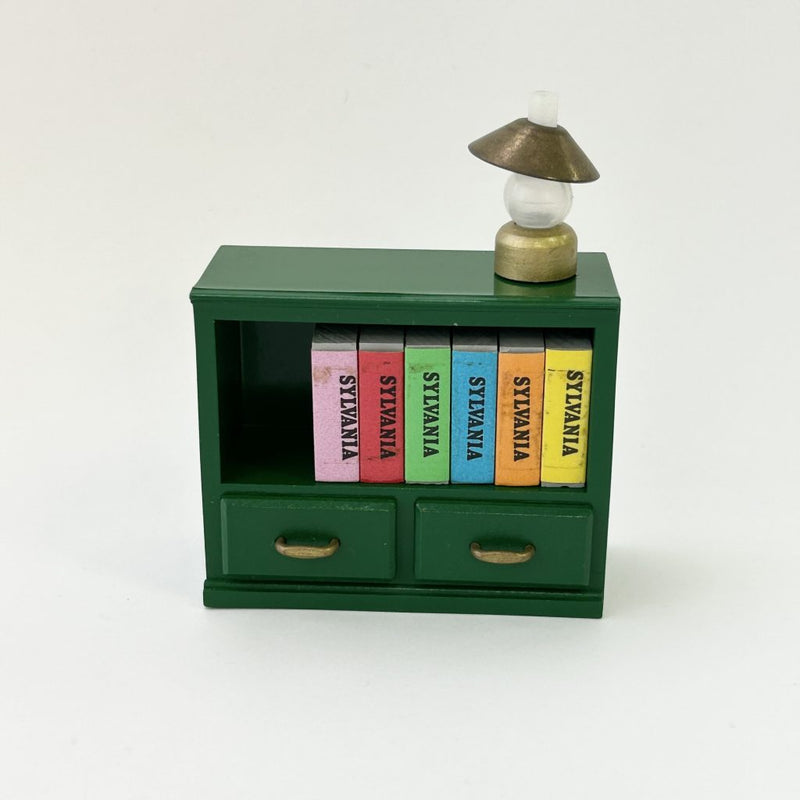 [Used] GREEN BOOKSHELF Epoch Japan Sylvanian Families