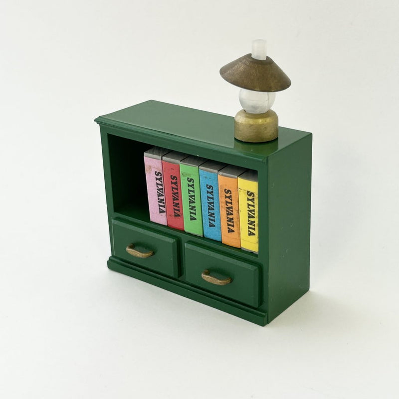 [Used] GREEN BOOKSHELF Epoch Japan Sylvanian Families