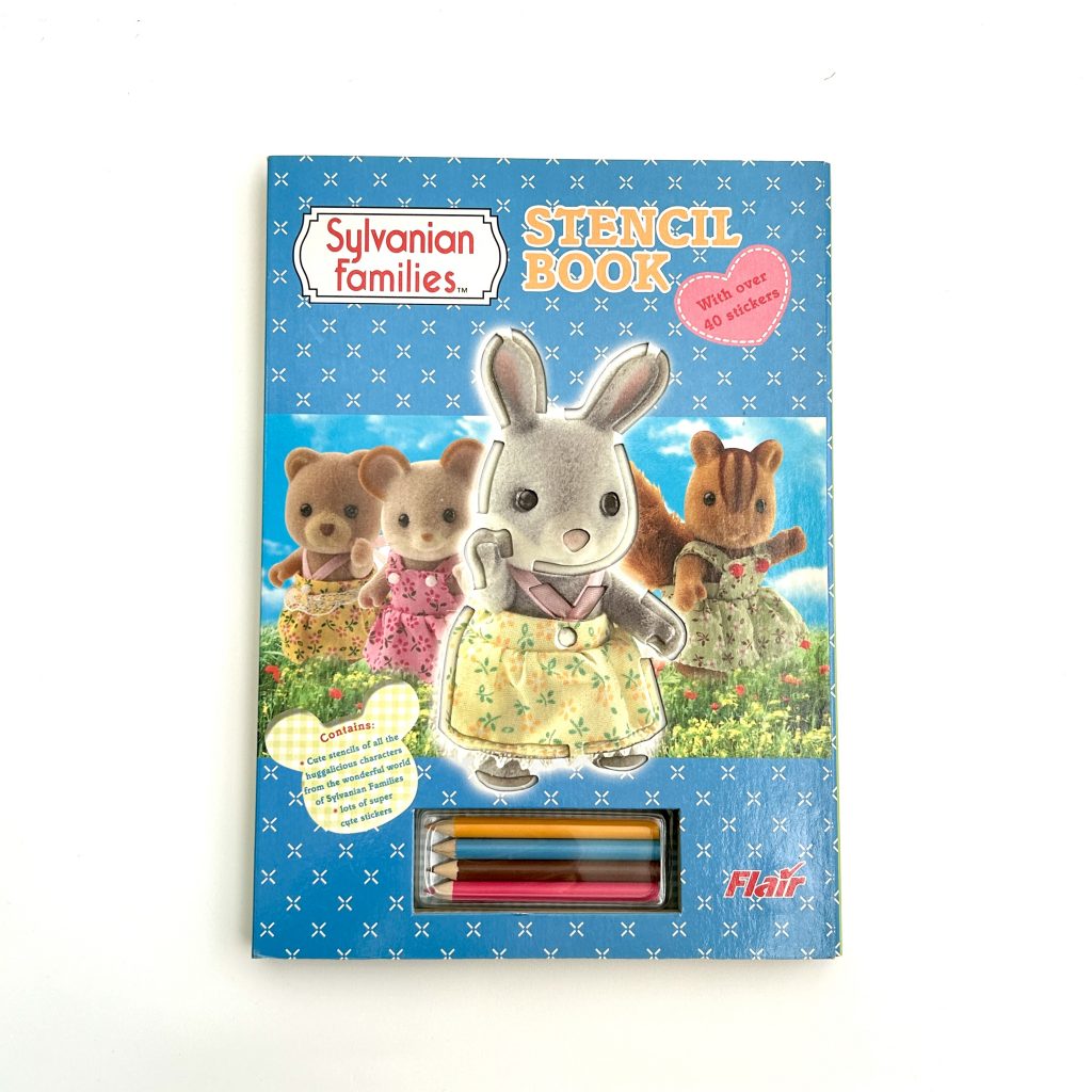 [used] Stencil Book Sylvanian Families Calico Critters