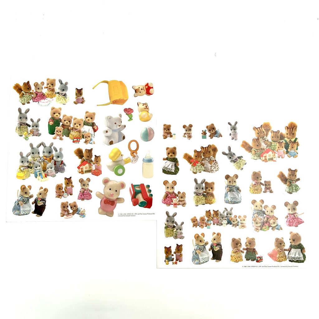 [used] Stencil Book Sylvanian Families Calico Critters