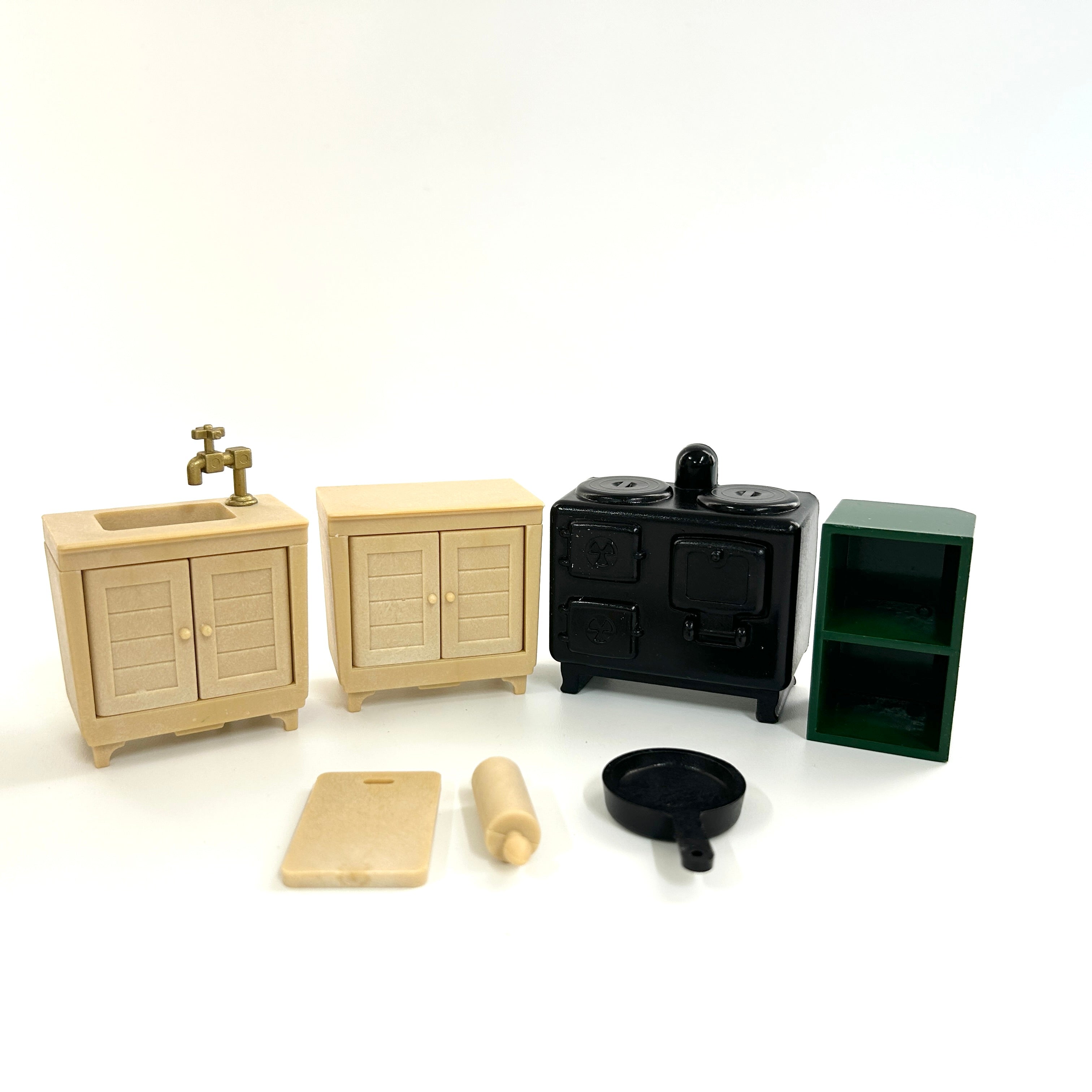 [used] Vintage Kitchen Set 1985 KA-10 Sylvanian Families Calico Critters