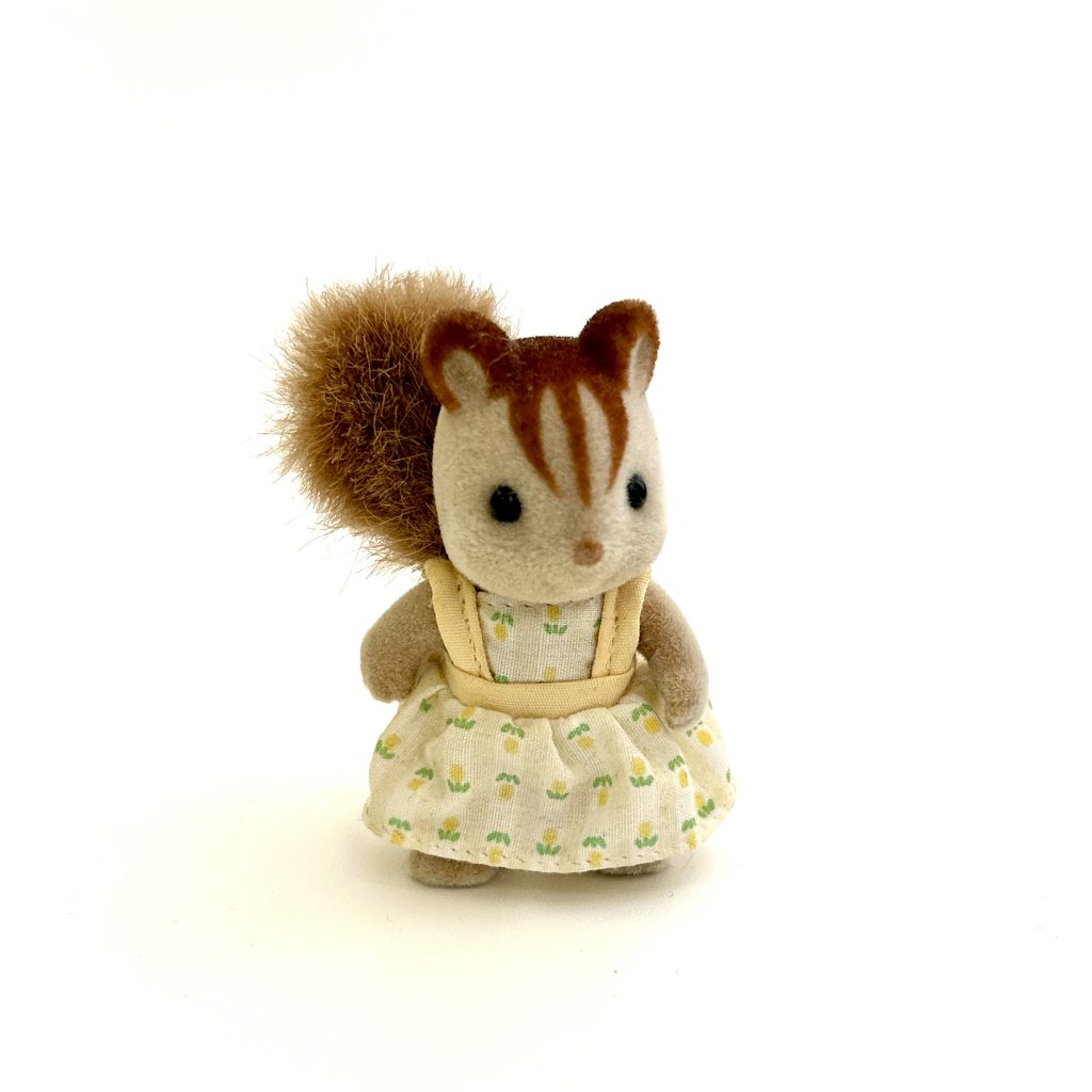 [used] Walnut Squirrel Girl 2004 RI-24 Sylvanian Families Calico Critters