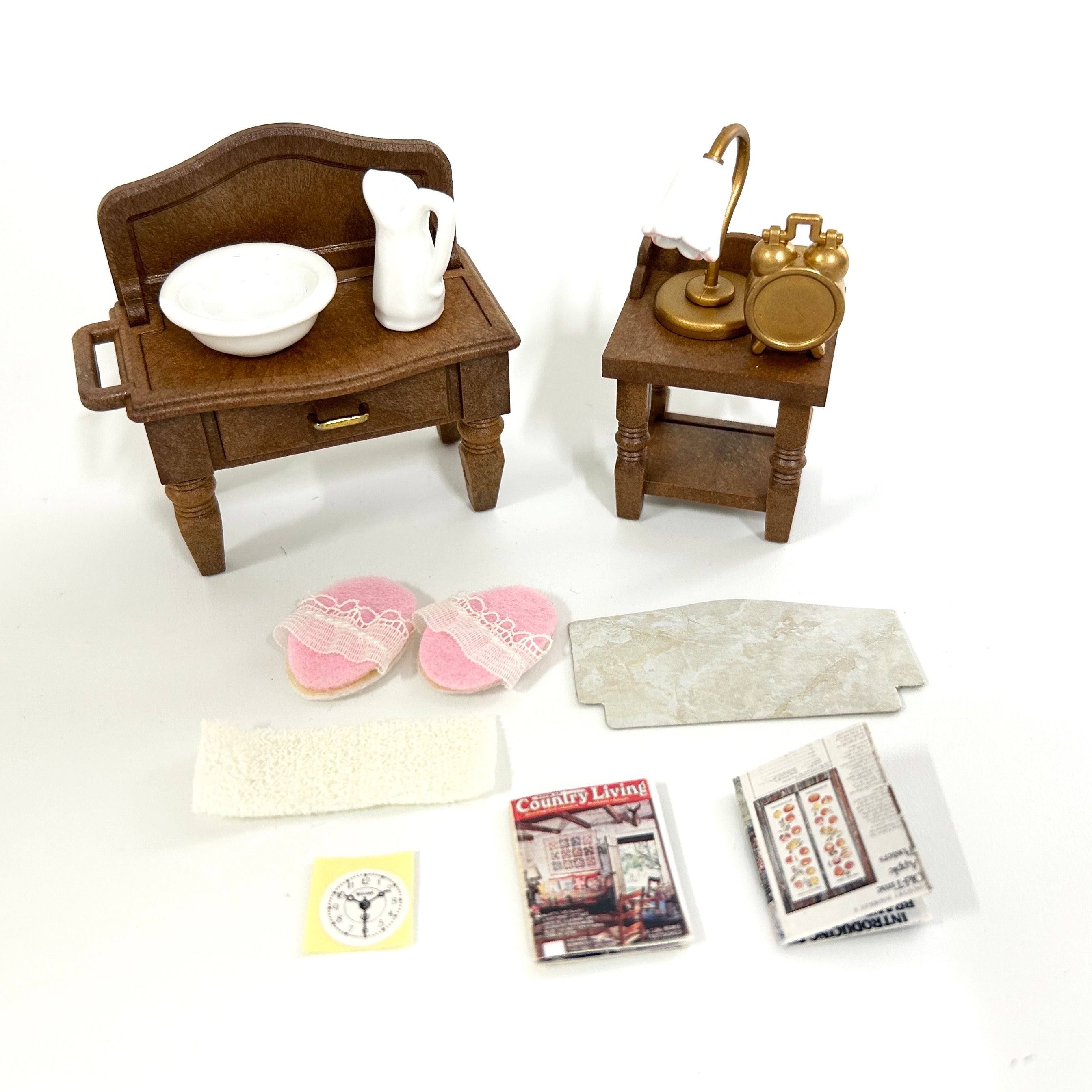 [used] Urban Life Bedside Table Set A-22 Sylvanian Families Calico Critters