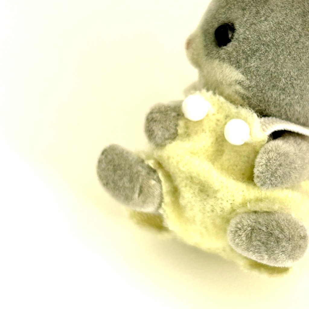 [used] Pink Cottontail Rabbit Baby Set Sylvanian Families Calico Critters