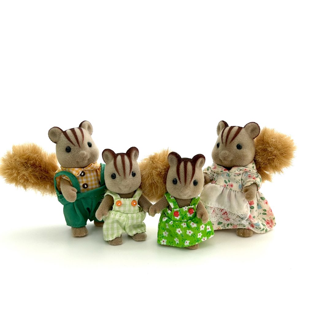 [used] Squirrel Family Sylvanian Families Calico Critters