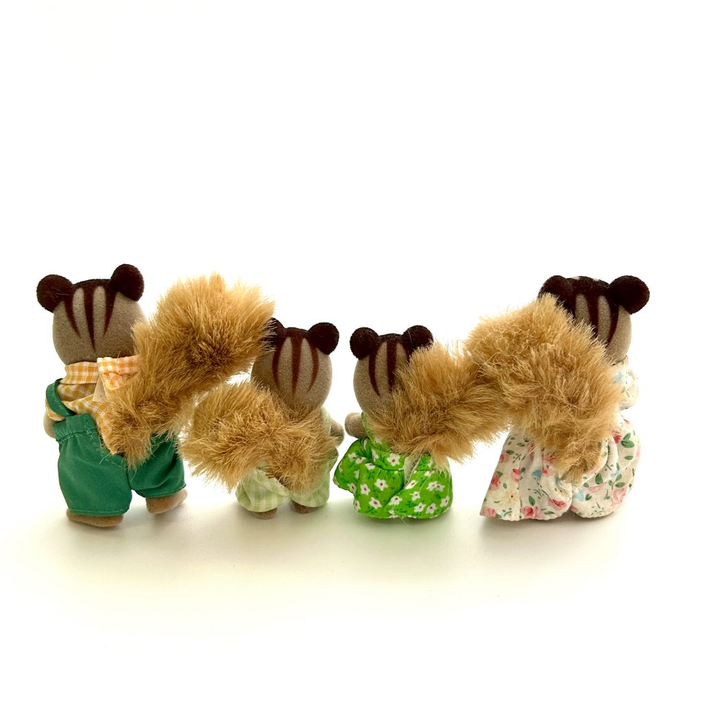 [used] Squirrel Family Sylvanian Families Calico Critters