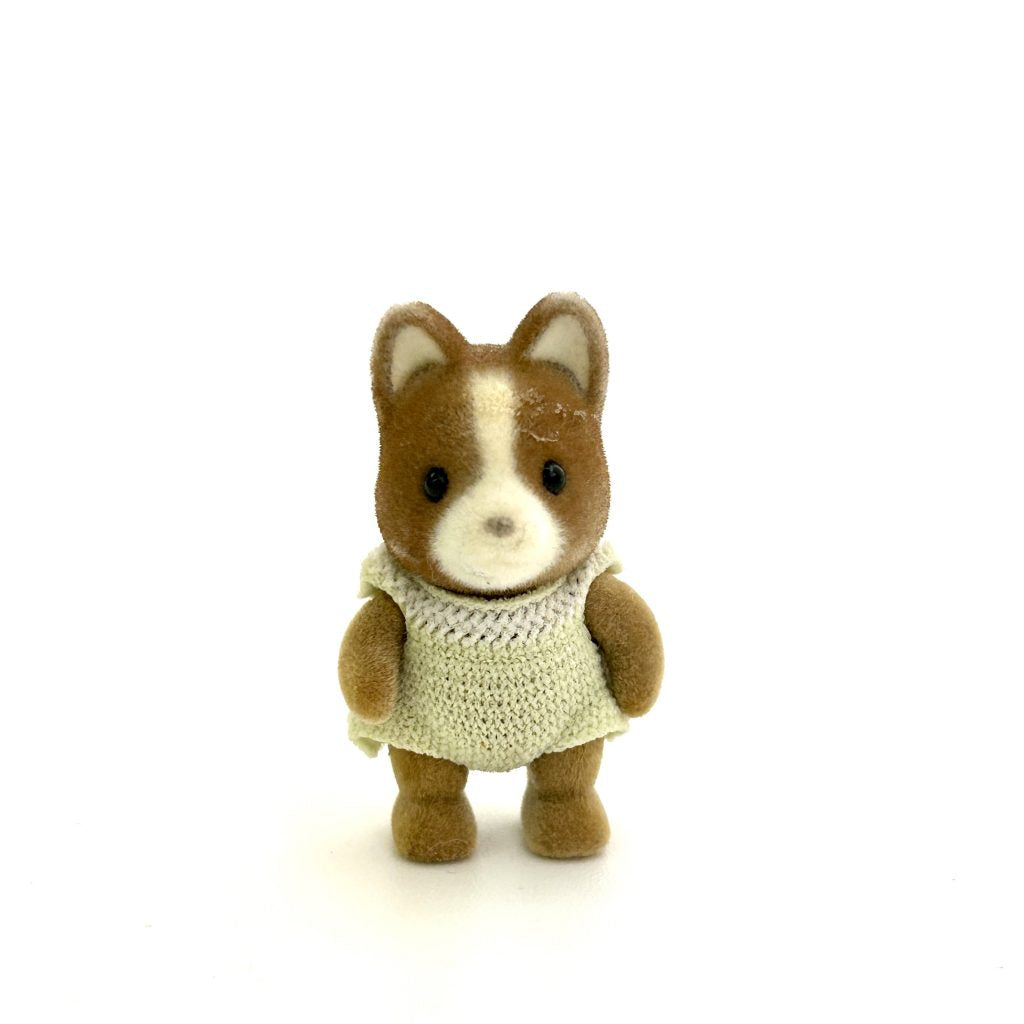 [used] Marron Dog Baby 2003 I-55 Sylvanian Families Calico Critters