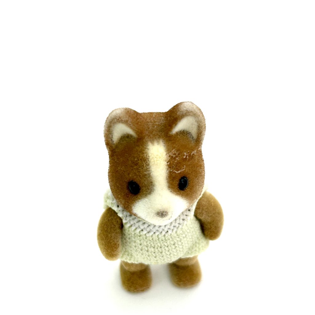 [used] Marron Dog Baby 2003 I-55 Sylvanian Families Calico Critters