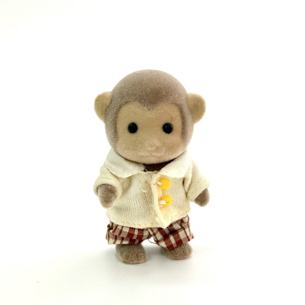 [used] Exchange Student Monkey Boy 2003 S-107 Sylvanian Families Calico Critters