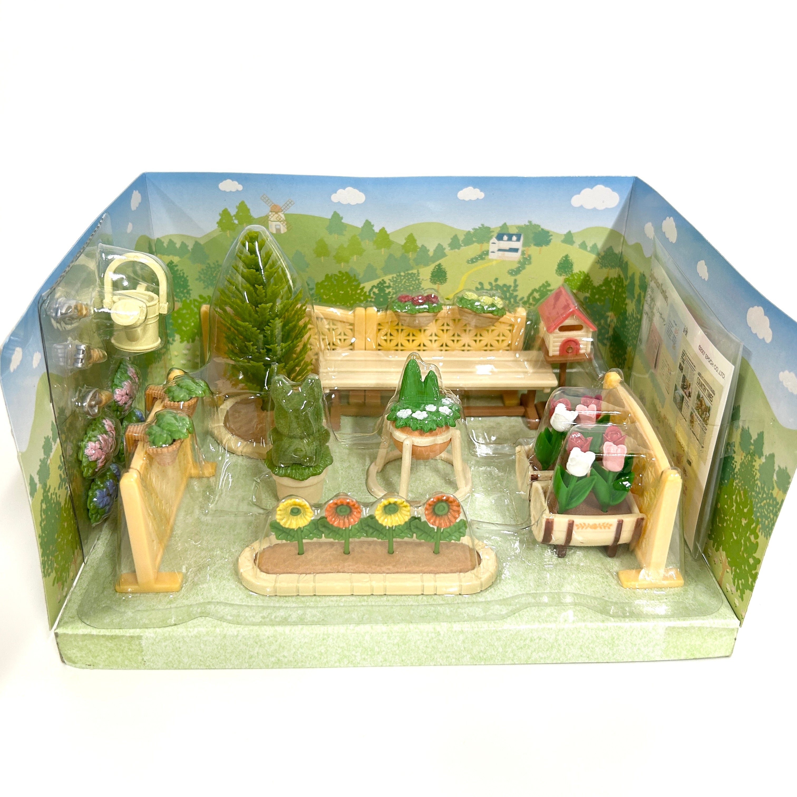 [used] Family Flower Garden SE-155 Sylvanian Families Calico Critters