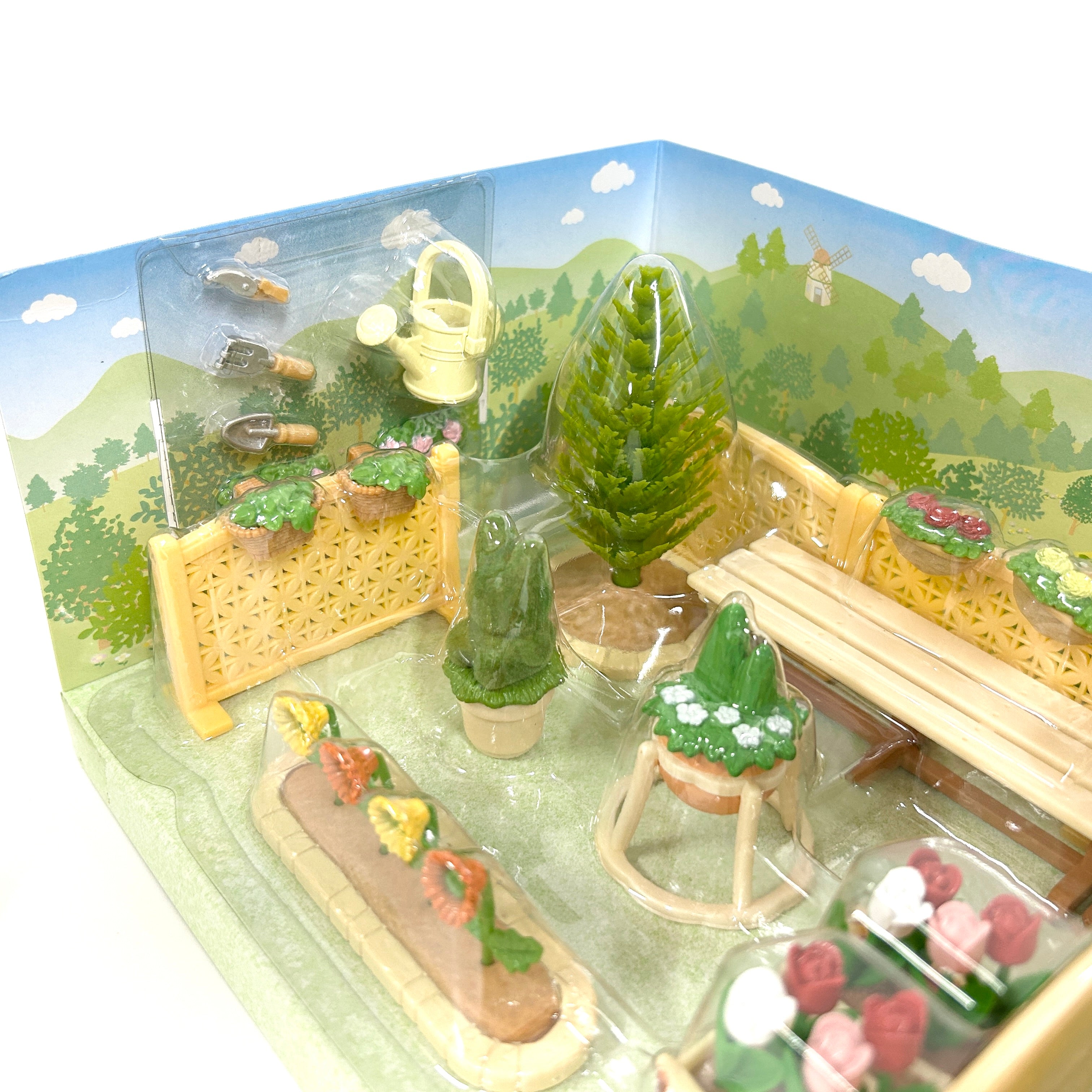 [used] Family Flower Garden SE-155 Sylvanian Families Calico Critters