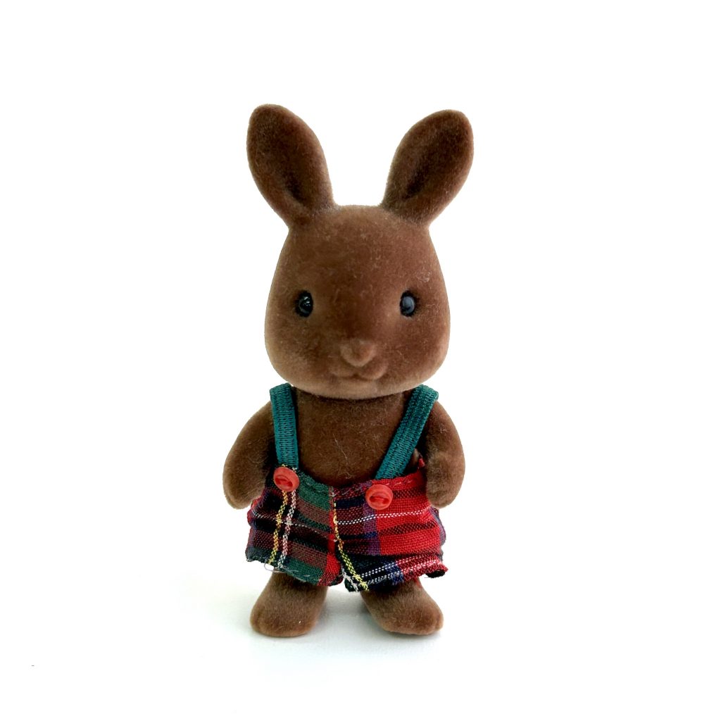 [used] Vintage Vintage Brown Rabbit Boy 1985 Sylvanian Families Calico Critters