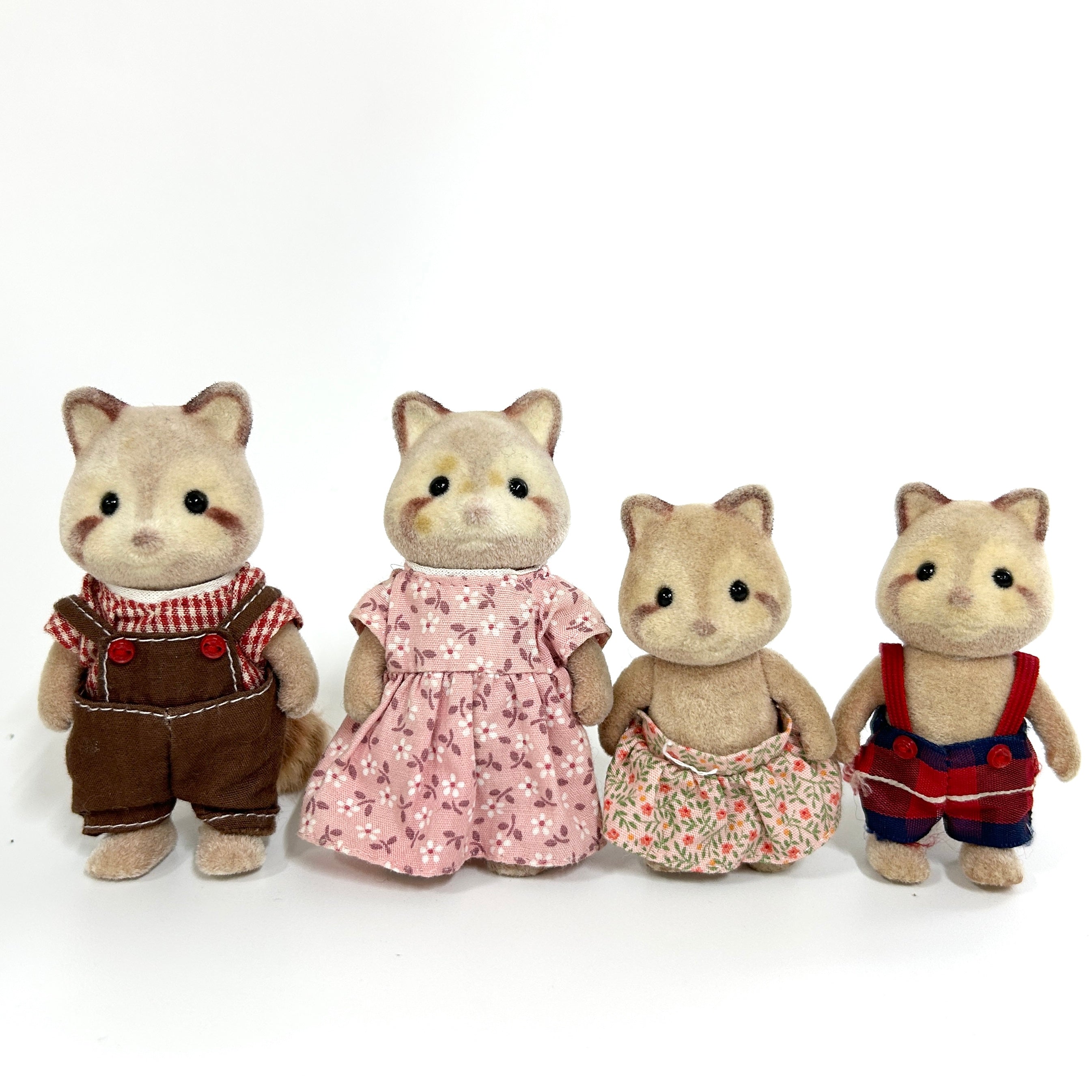 [used] Raccoon Family Sylvanian Families Calico Critters