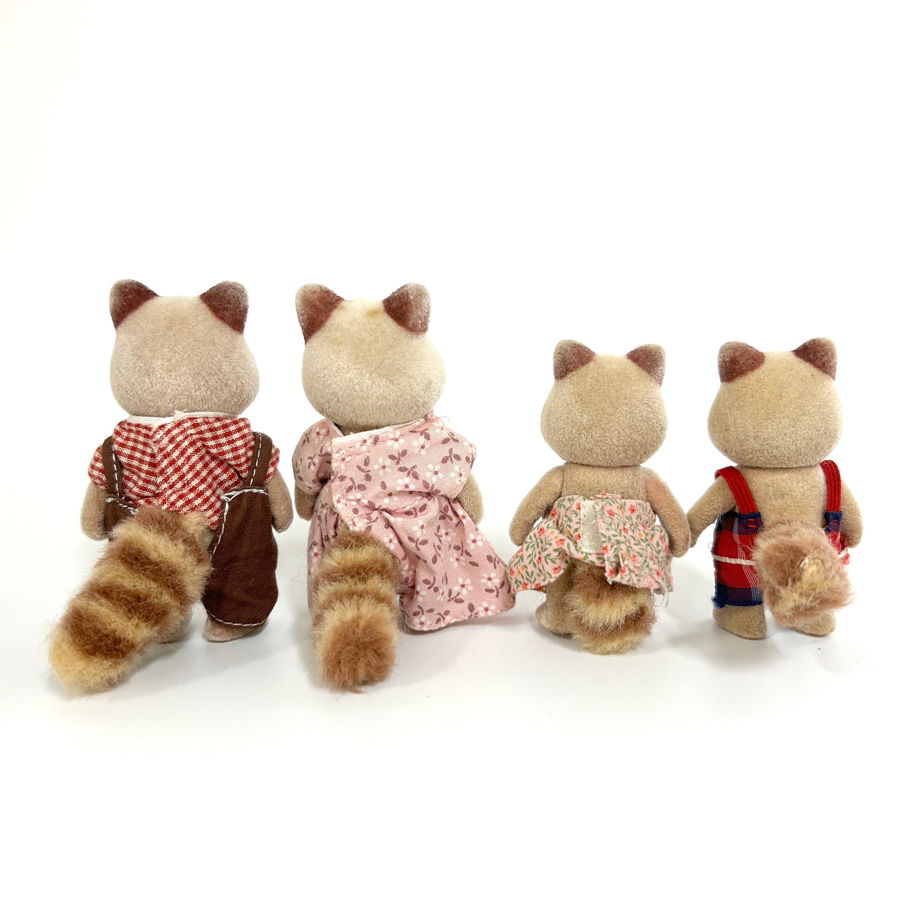 [used] Raccoon Family Sylvanian Families Calico Critters