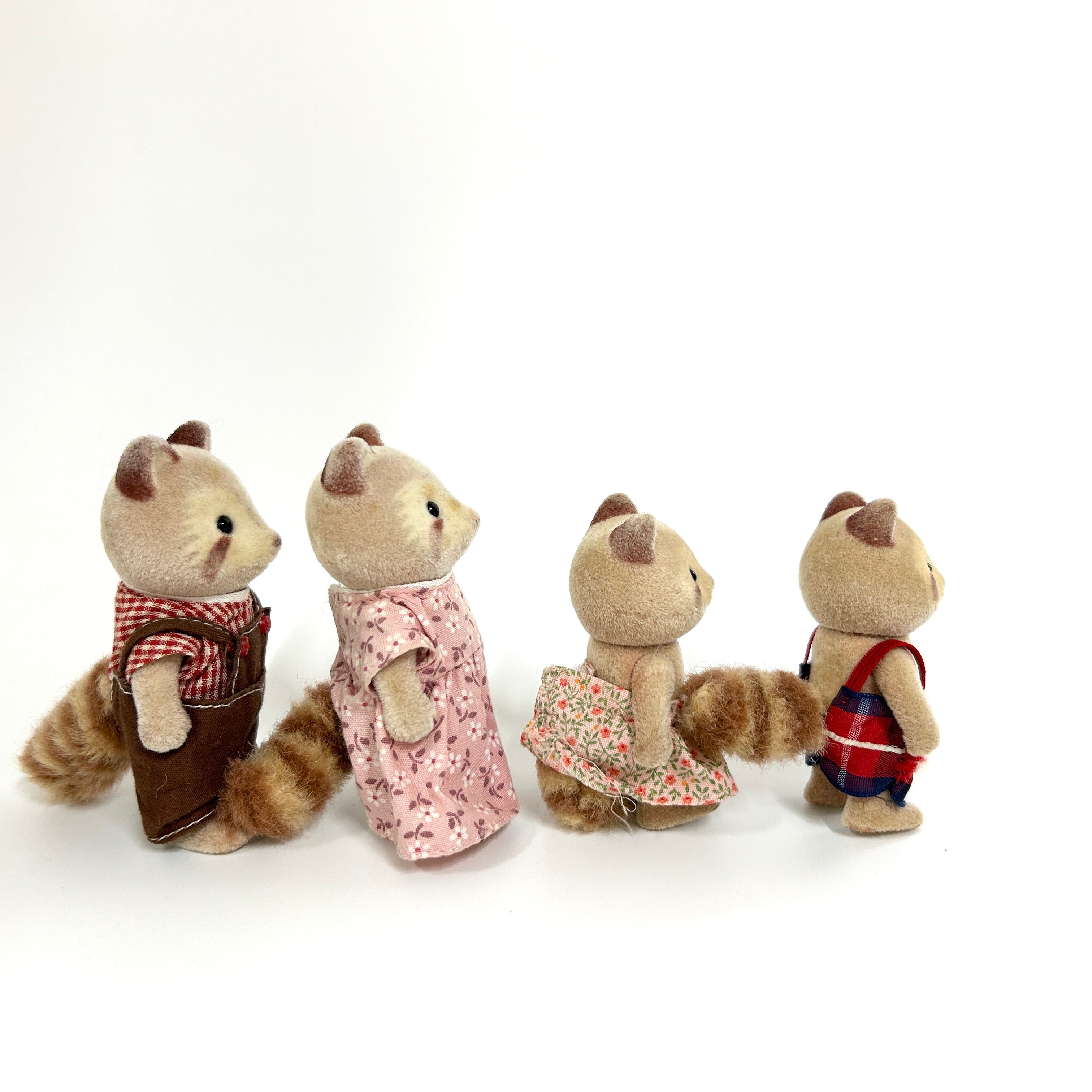 [used] Raccoon Family Sylvanian Families Calico Critters
