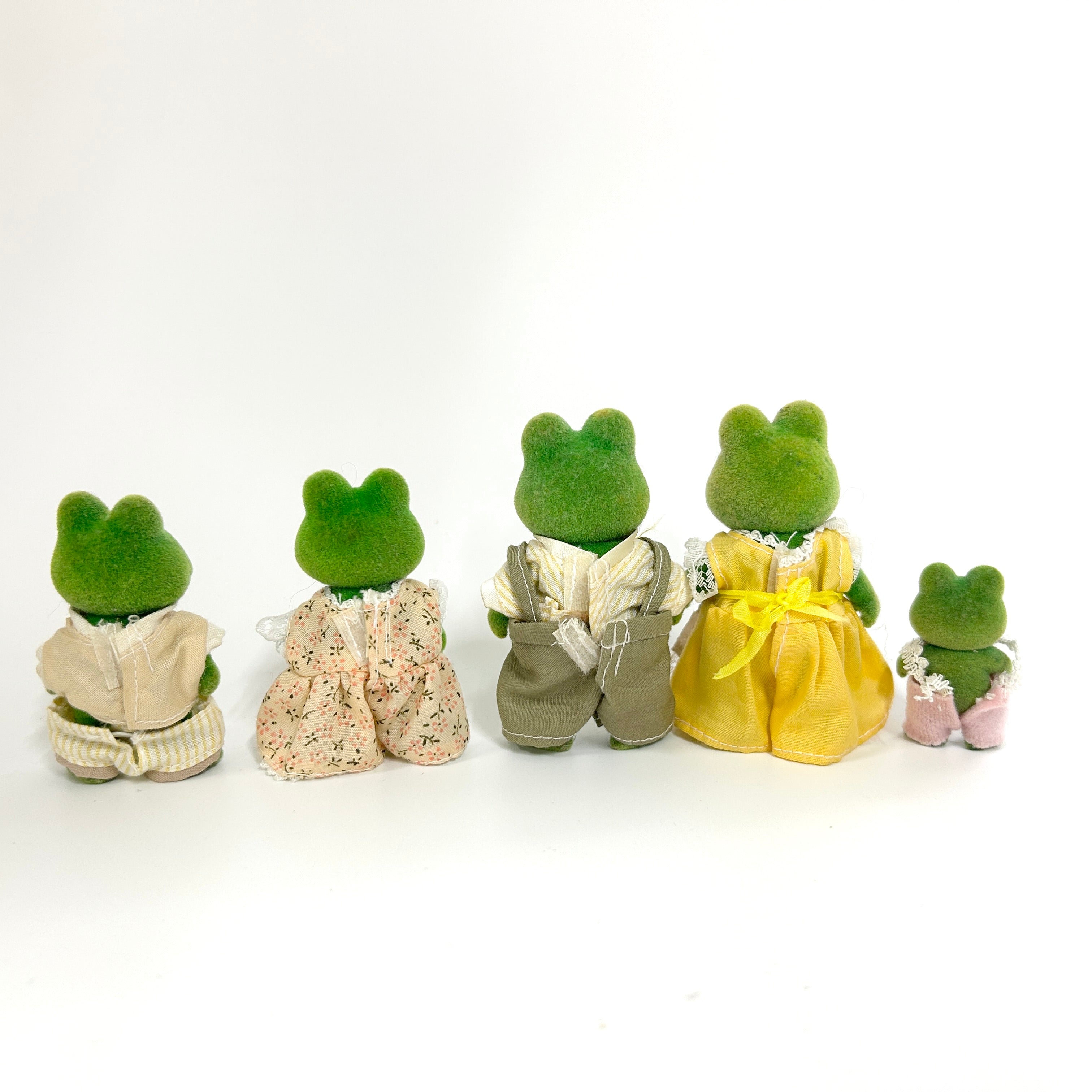 [used] Frog Family Sylvanian Families Calico Critters