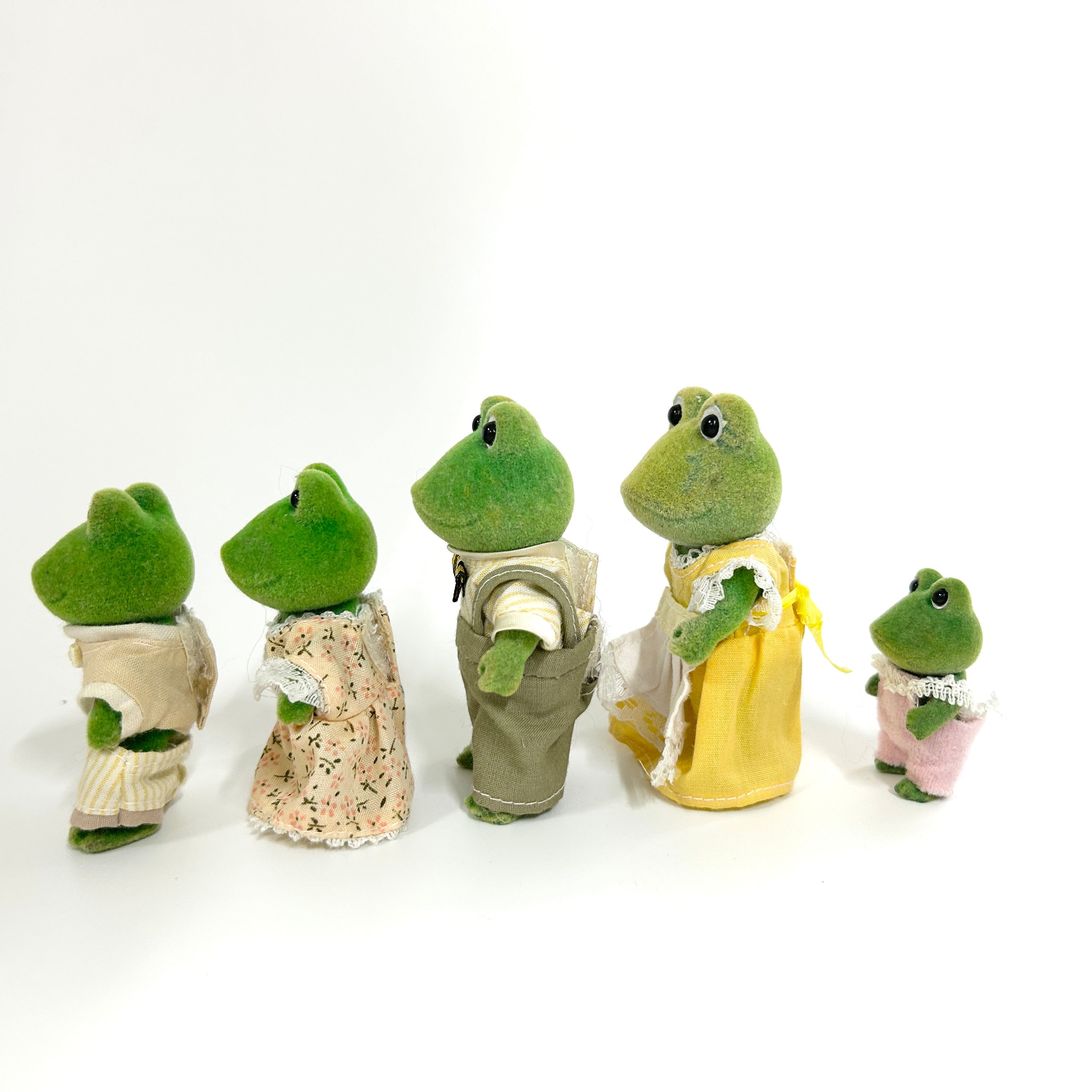 [used] Frog Family Sylvanian Families Calico Critters