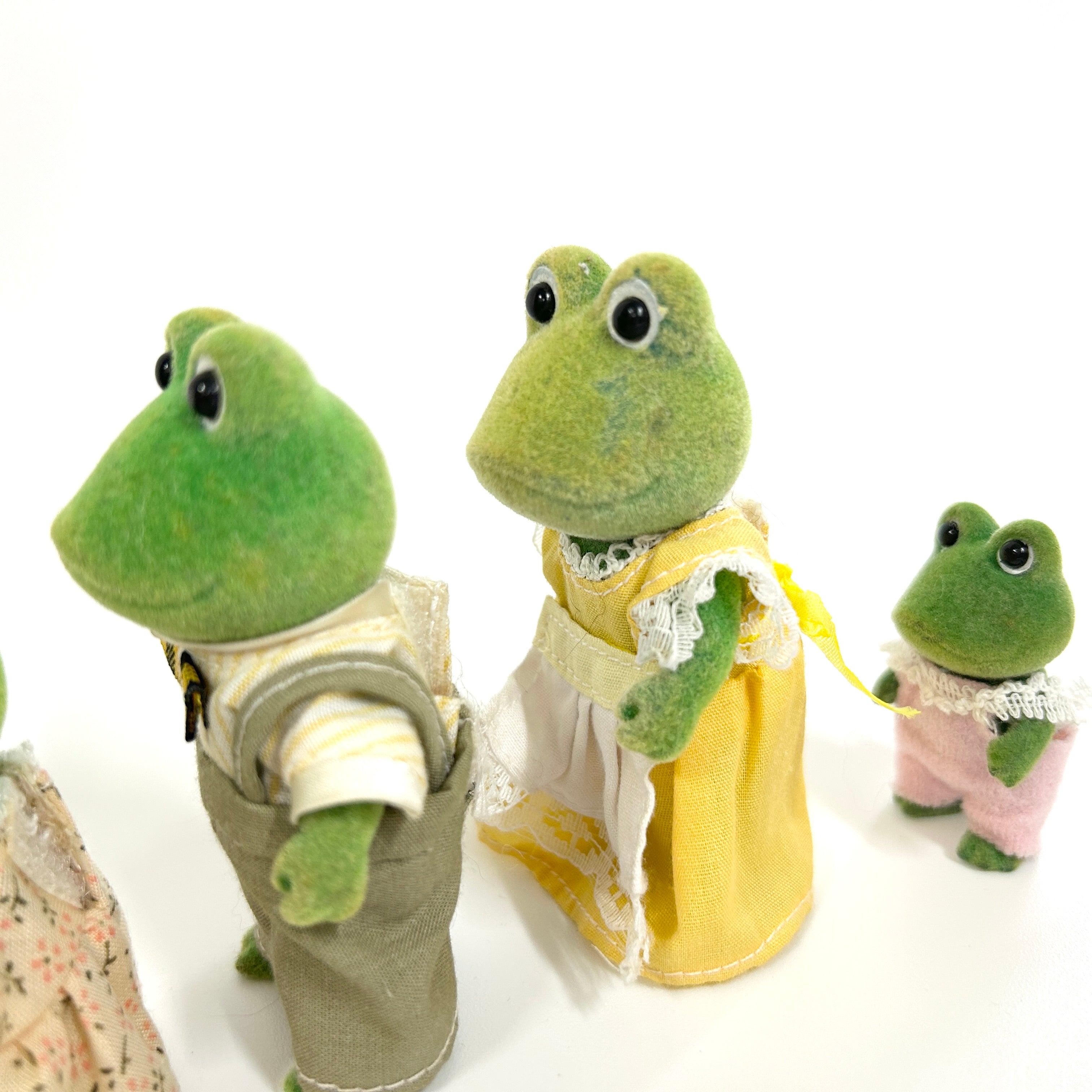 [used] Frog Family Sylvanian Families Calico Critters