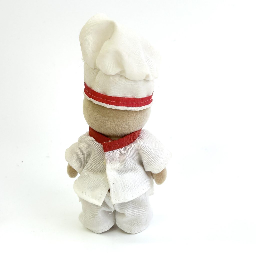 [used] Teardrop Bear Chef Sylvanian Families Calico Critters