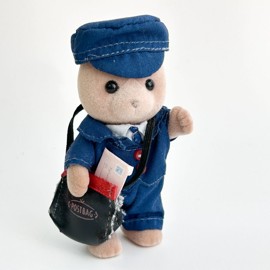 [used] Postman Teardrop Bear Sylvanian Families Calico Critters