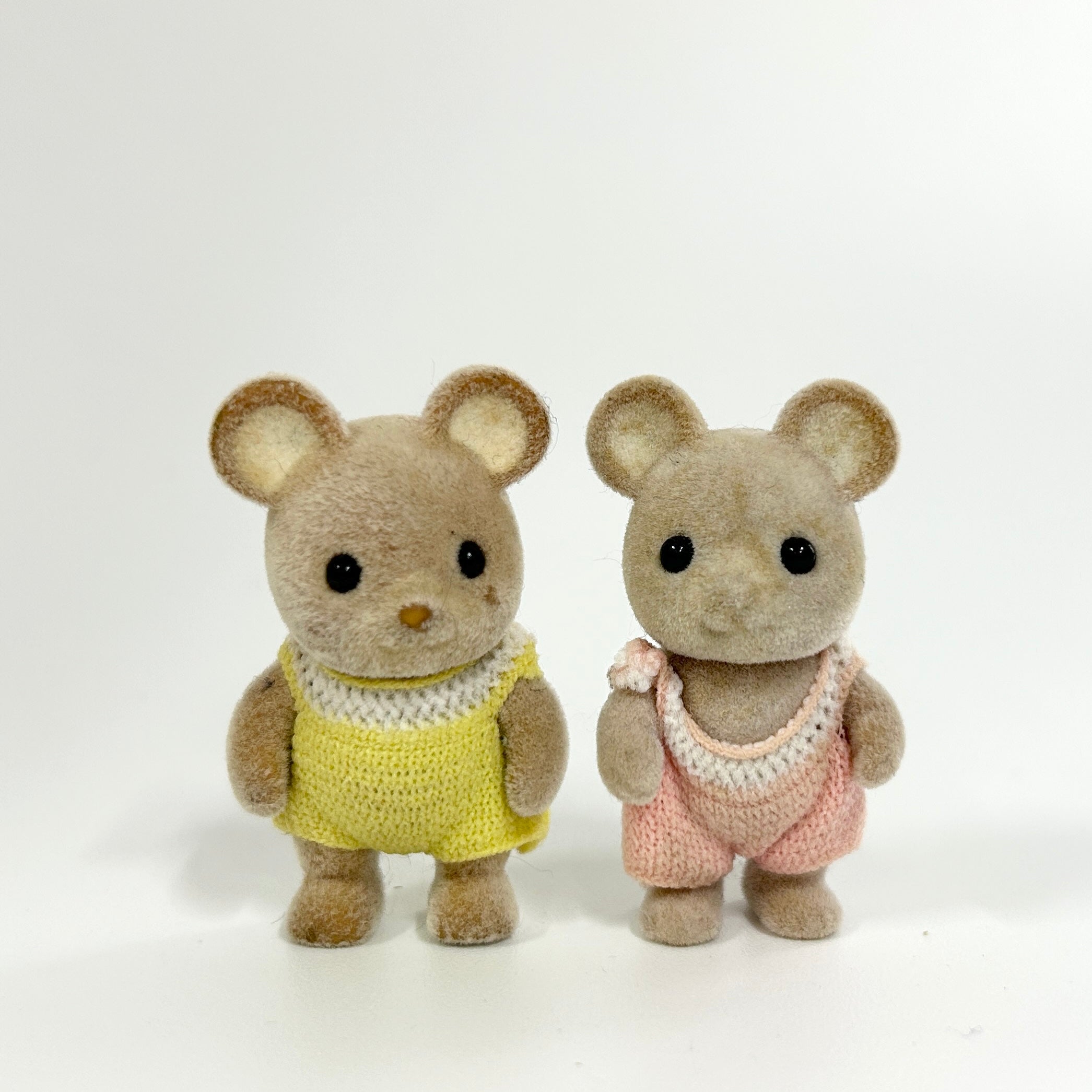 [used] Field Mouse Babies Sylvanian Families Calico Critters