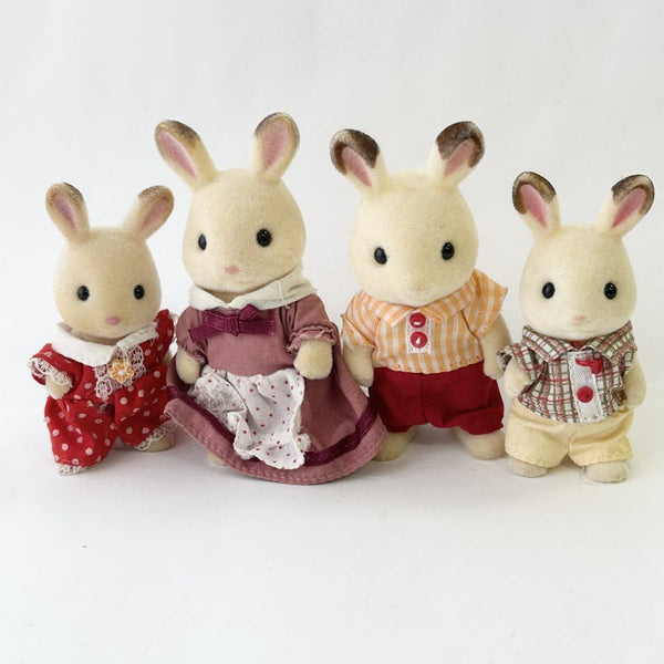 [Used] CHOCOLATE RABBIT FAMILY Japan Sylvanian Families