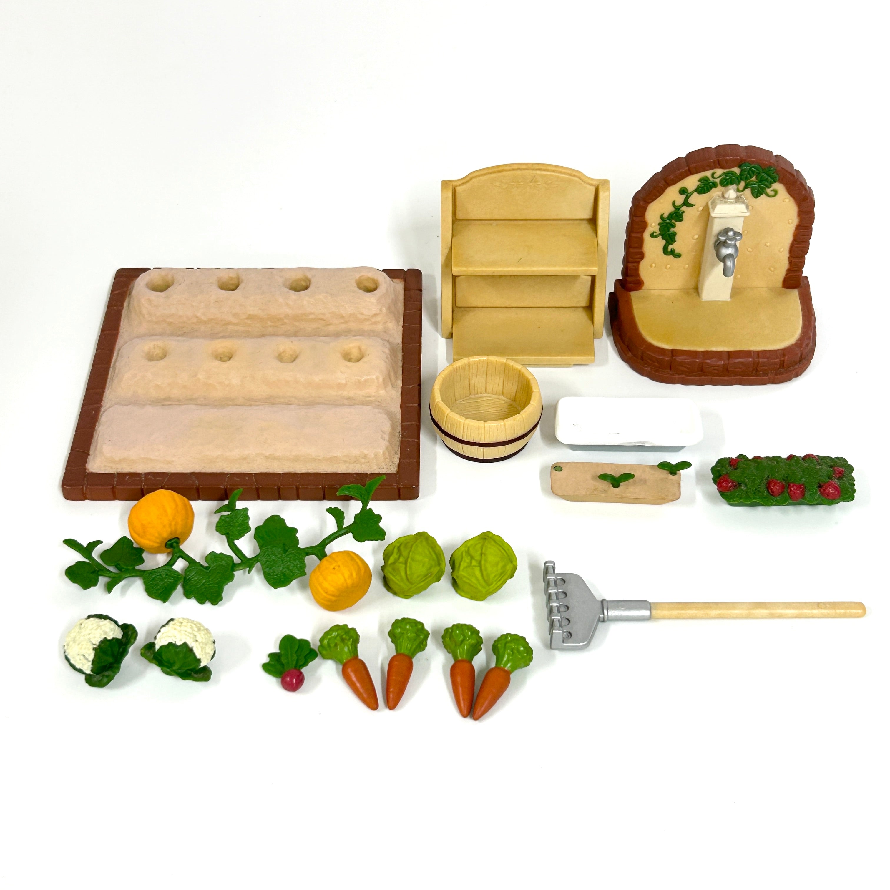 [used] Vegetable Gardening Set KA-616 Sylvanian Families Calico Critters