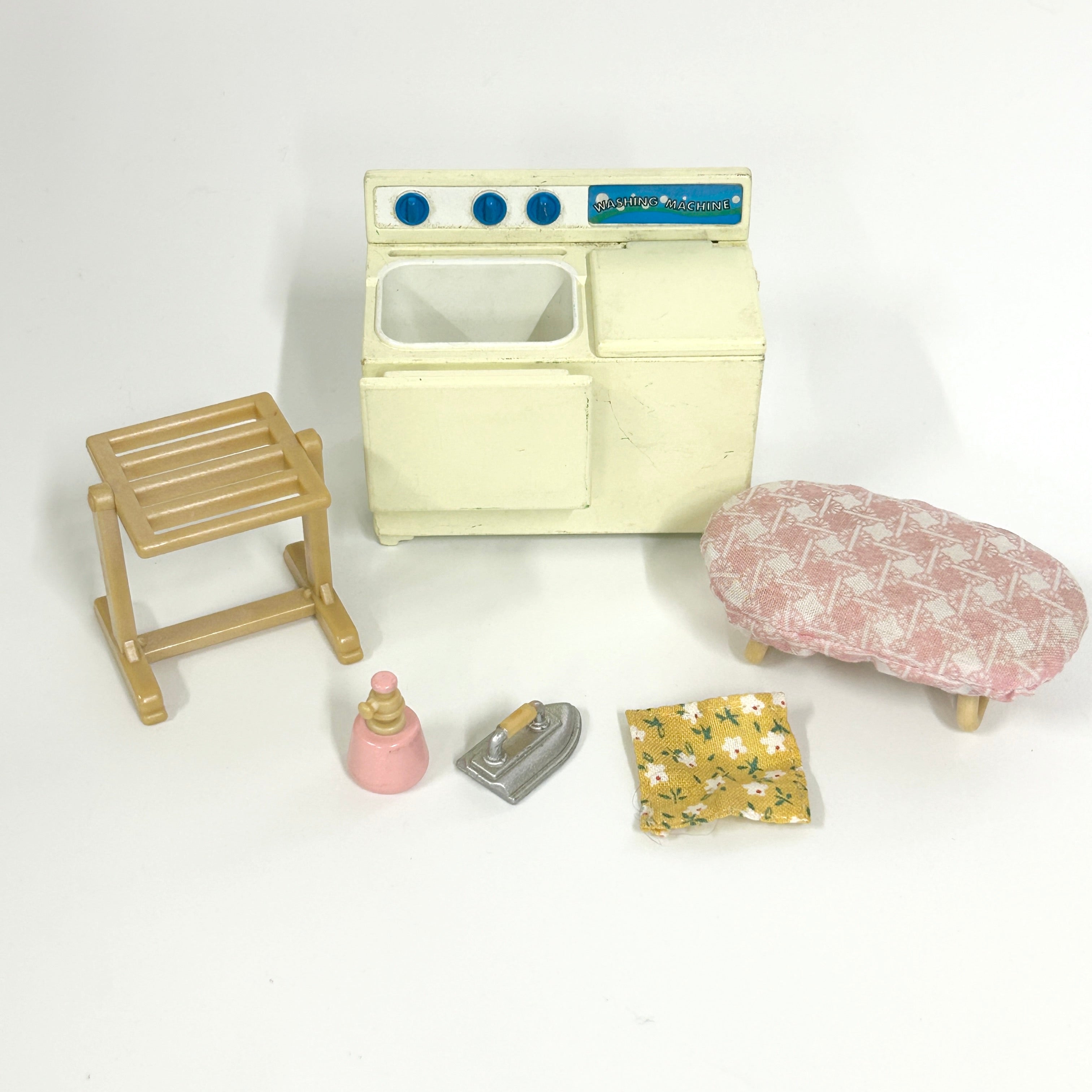 [used] Vintage Washing Machine Set 1997 KA-80 Sylvanian Families Calico Critters