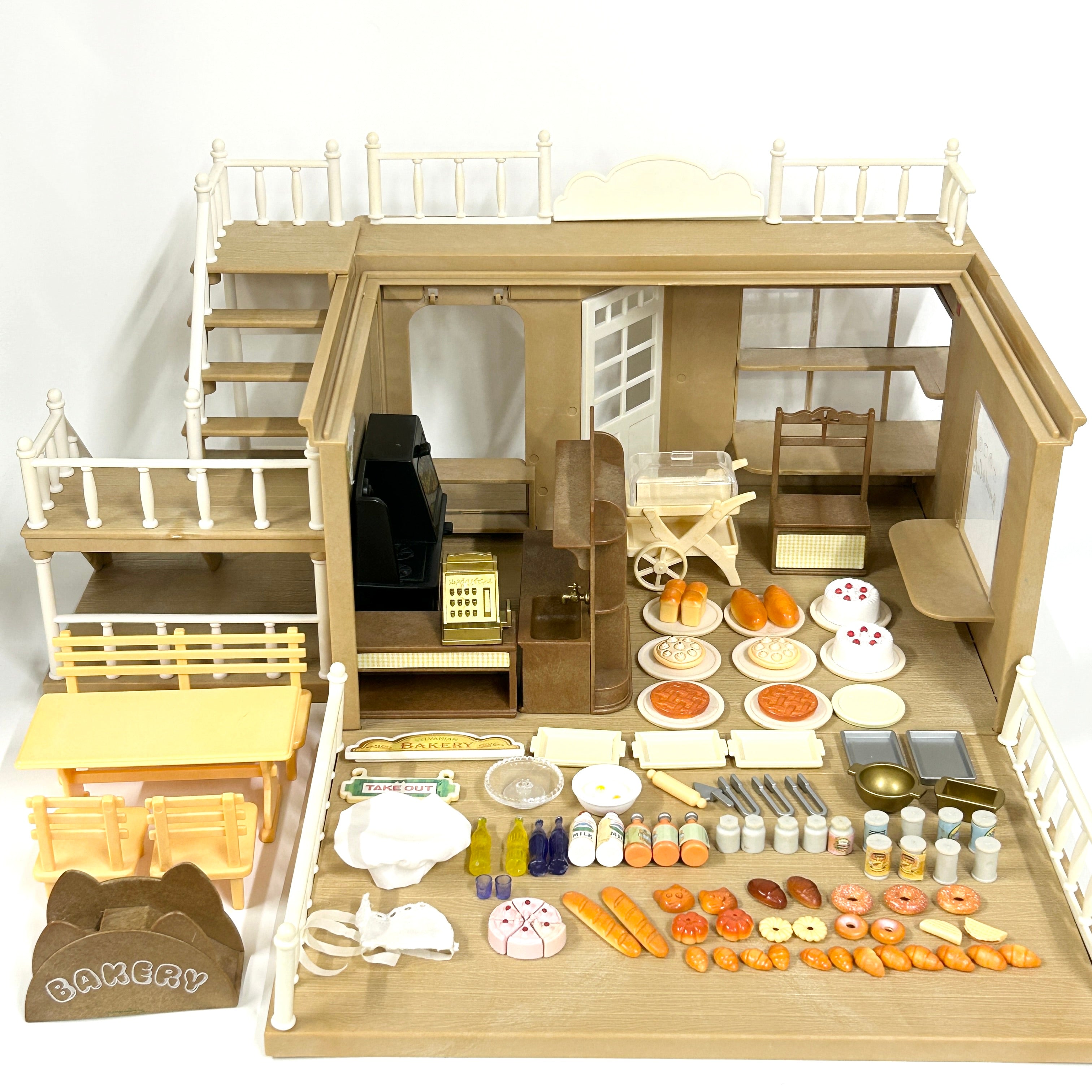 [used] Vintage Village Bakery 1996 HA-23 Sylvanian Families Calico Critters