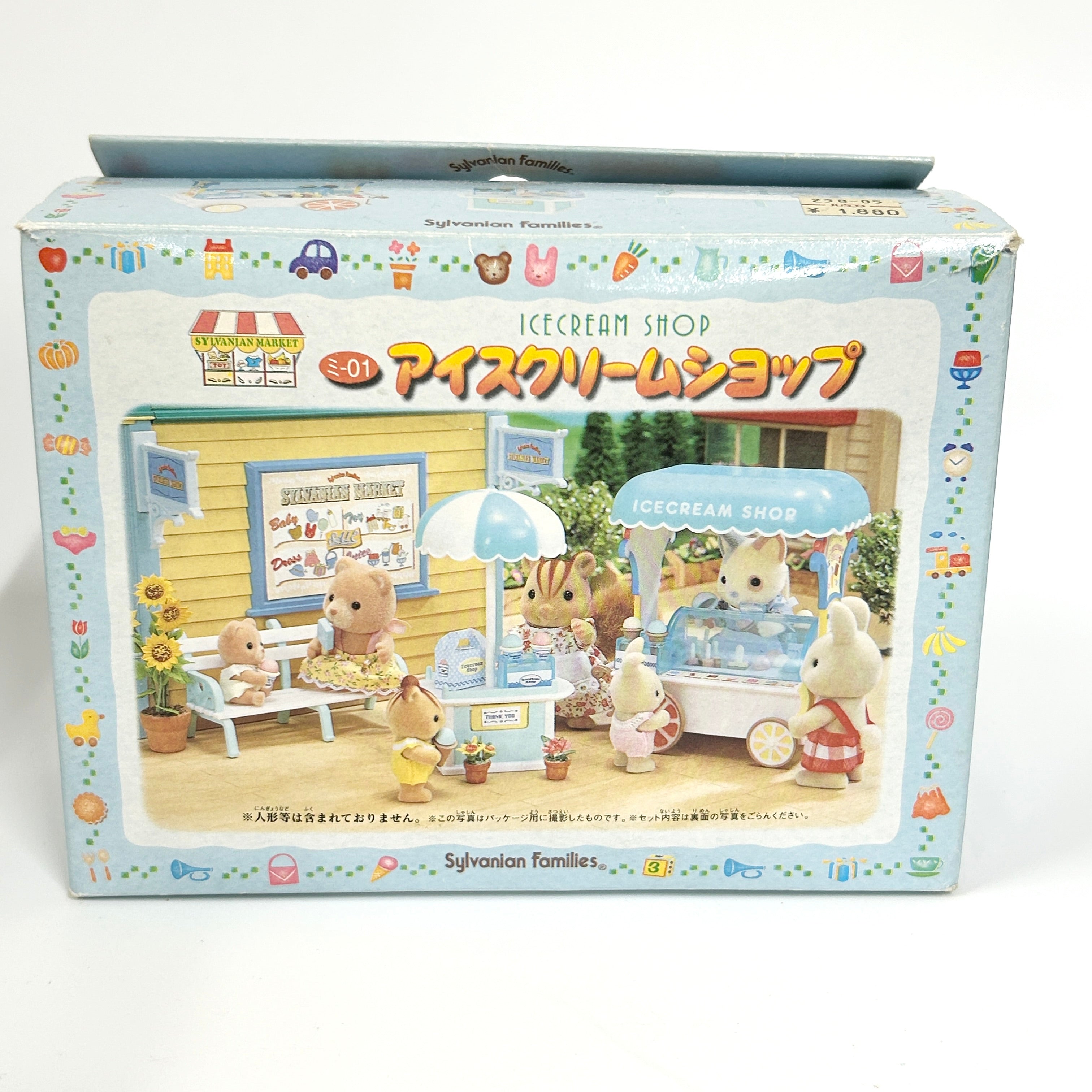 [used] Vintage Ice Cream Shop 1998 MI-01 Sylvanian Families Calico Critters