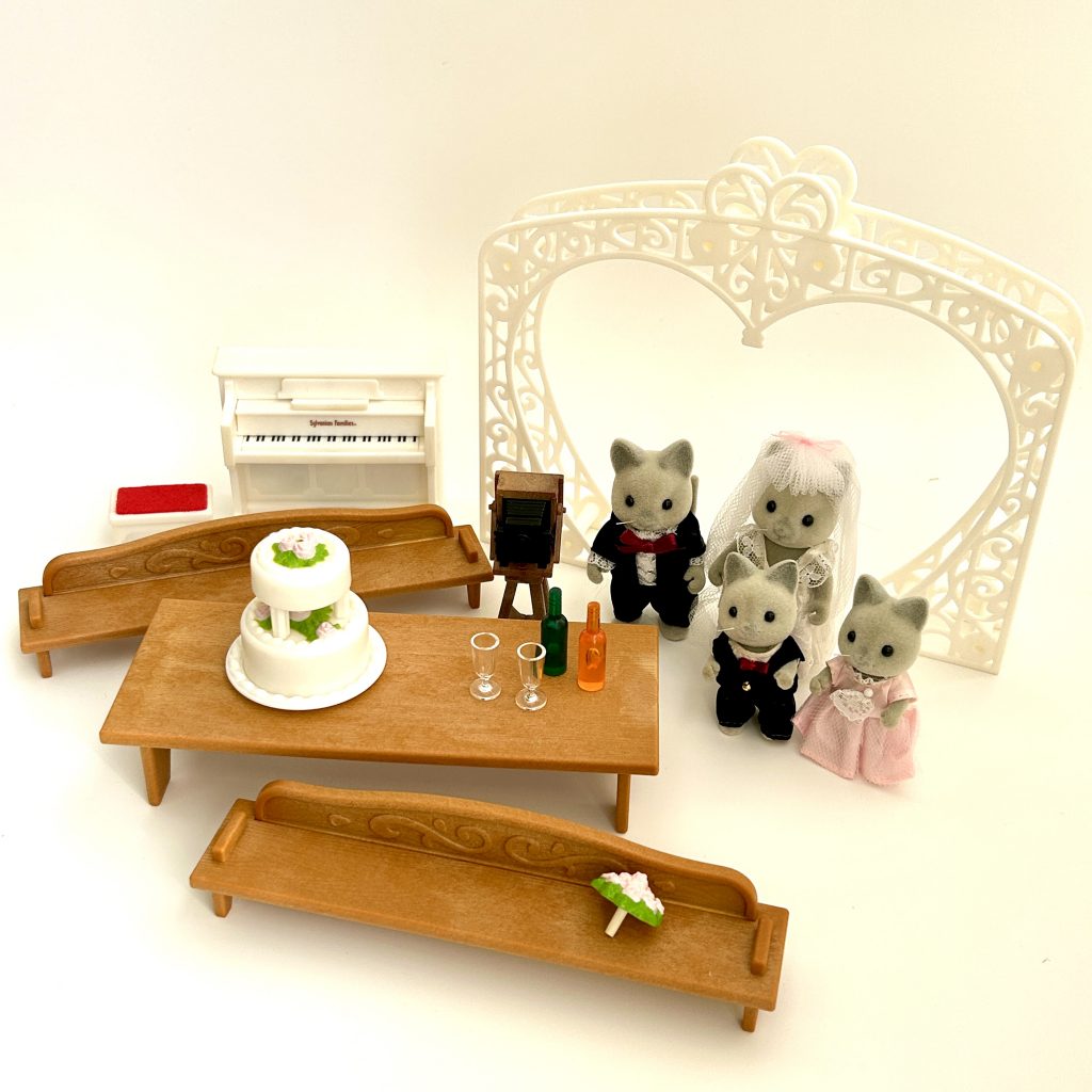 [used] Woodland Wedding Set Sylvanian Families Calico Critters