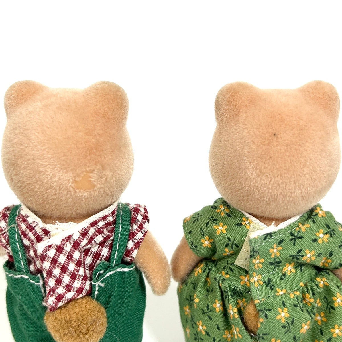 [used] Vintage Teardrop Bear Mother Father Sylvanian Families Calico Critters
