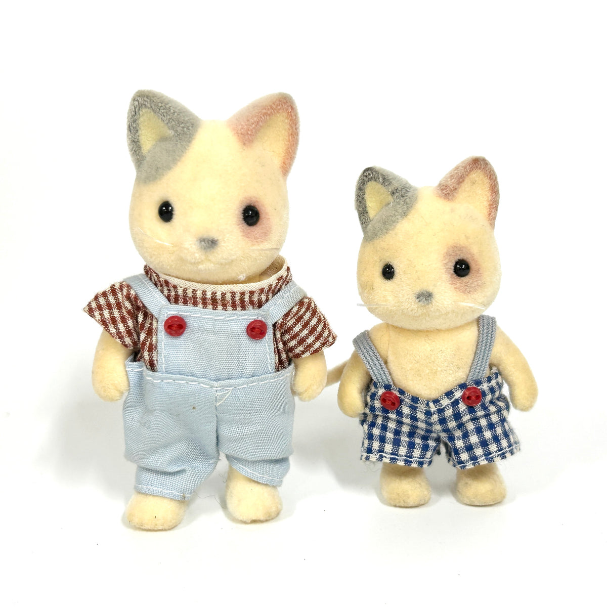 [used] Vintage Whiskers Spotted Cat Father Boy Sylvanian Families Calico Critters