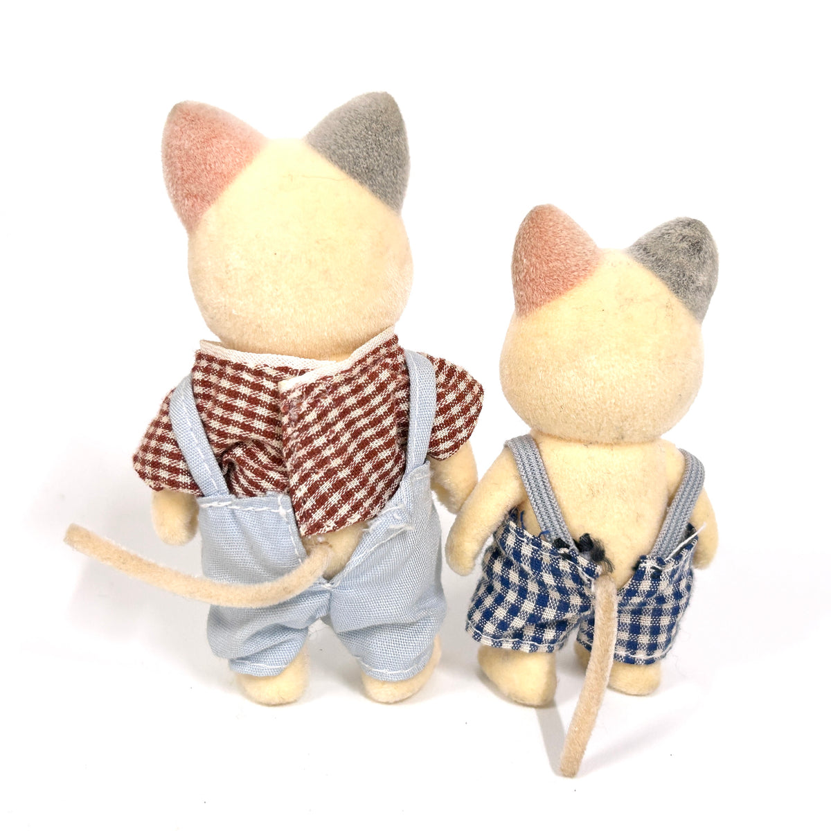 [used] Vintage Whiskers Spotted Cat Father Boy Sylvanian Families Calico Critters