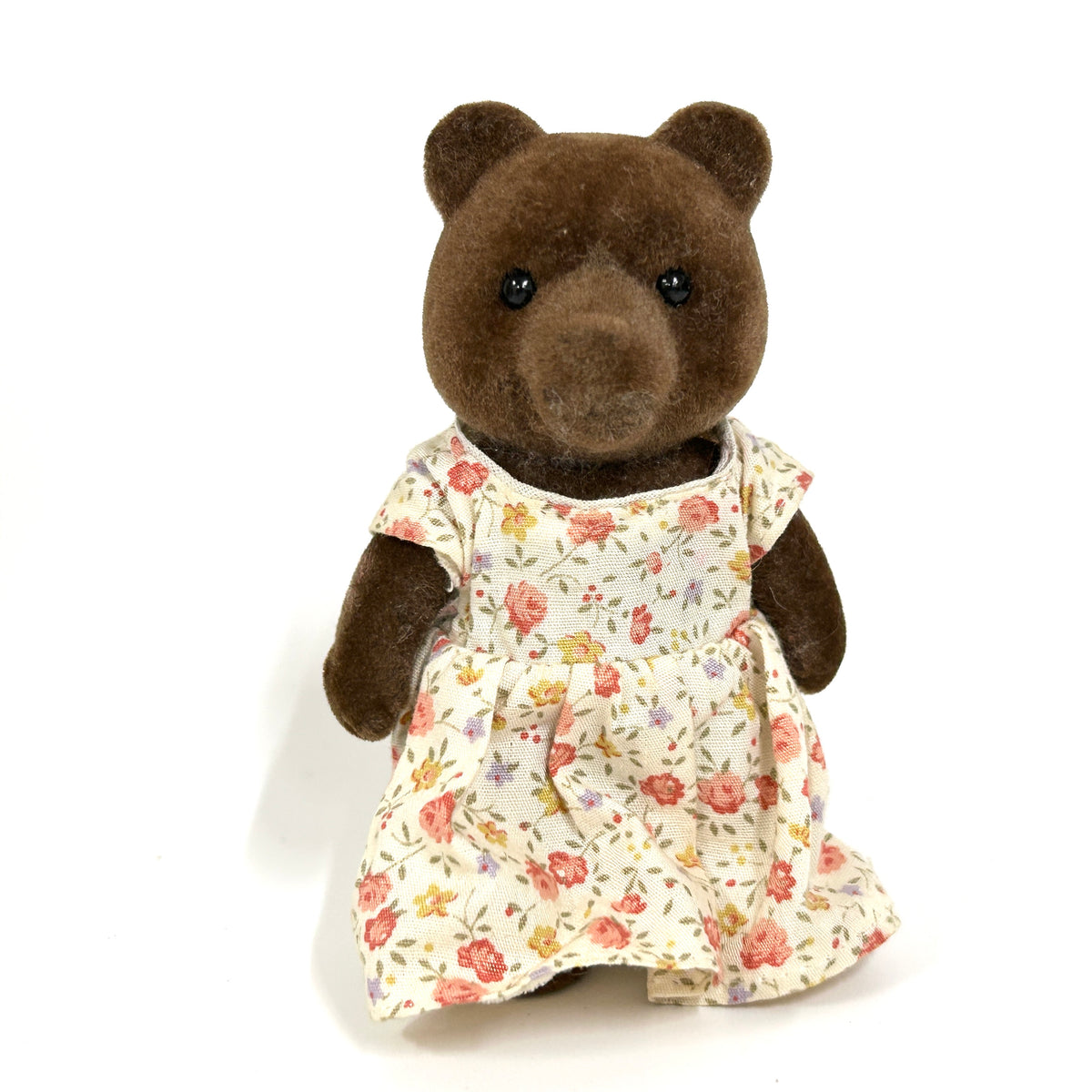 [used] Vintage Brown Bear Mother Sylvanian Families Calico Critters