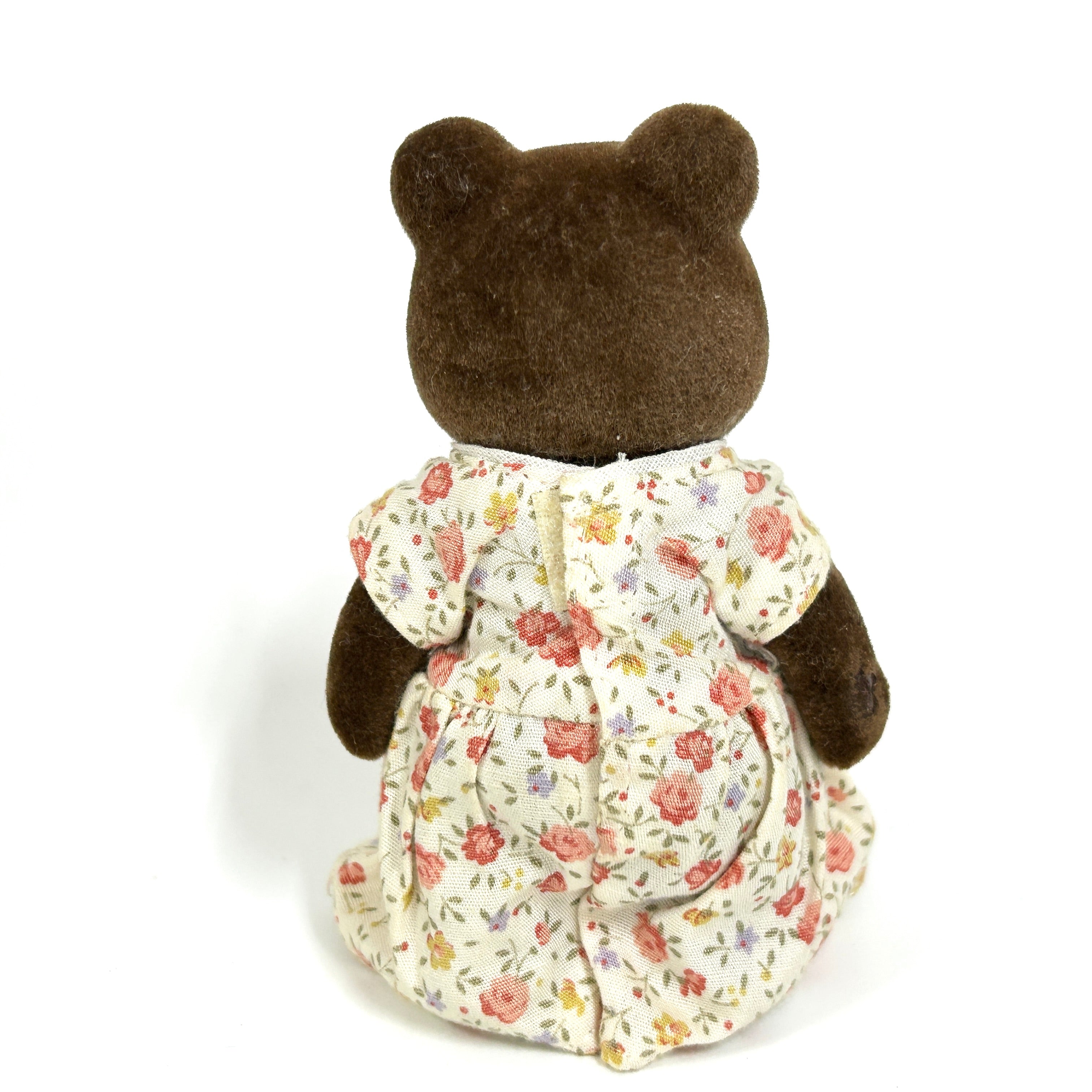 [used] Vintage Brown Bear Mother Sylvanian Families Calico Critters
