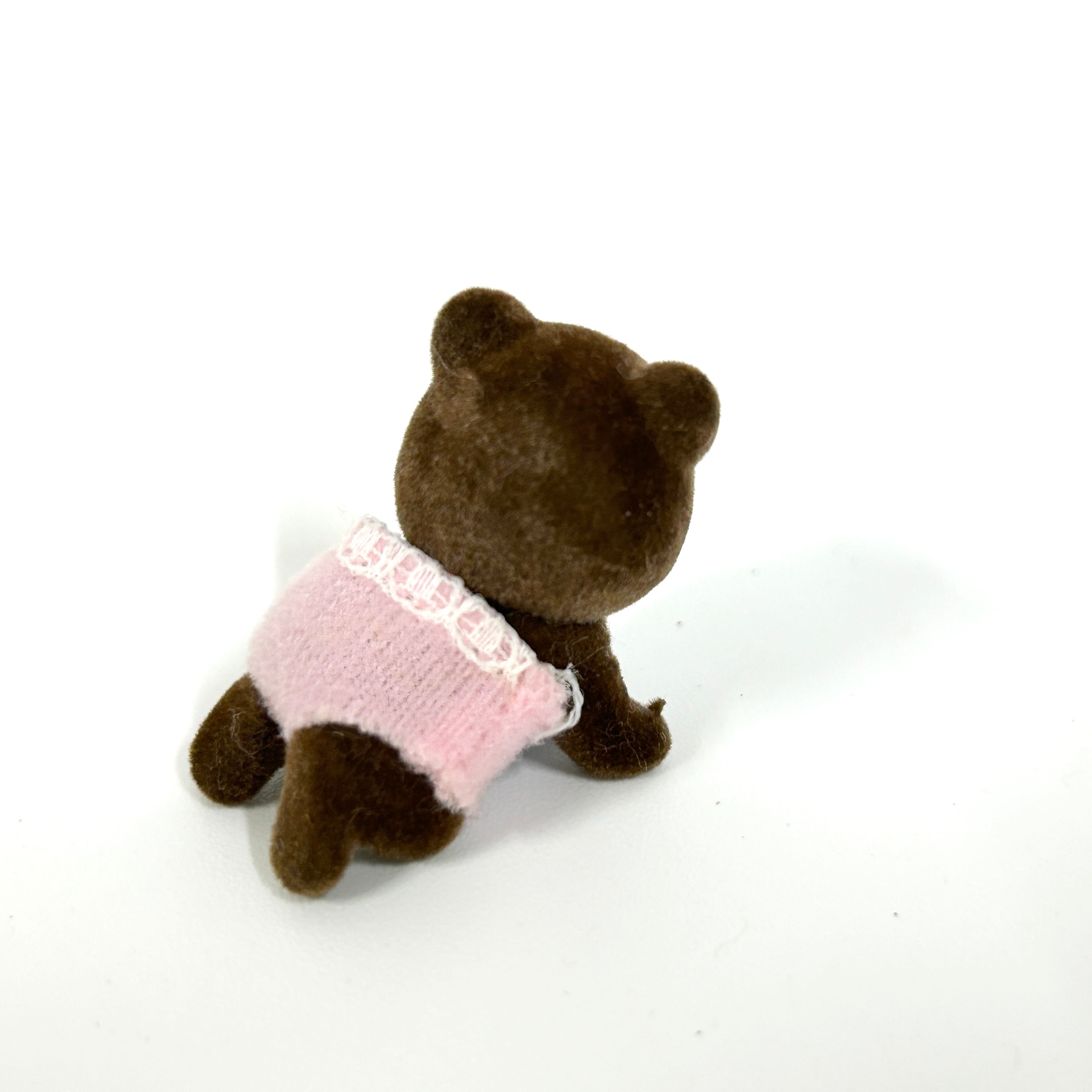 [used] Vintage Brown Bear Twins Sylvanian Families Calico Critters