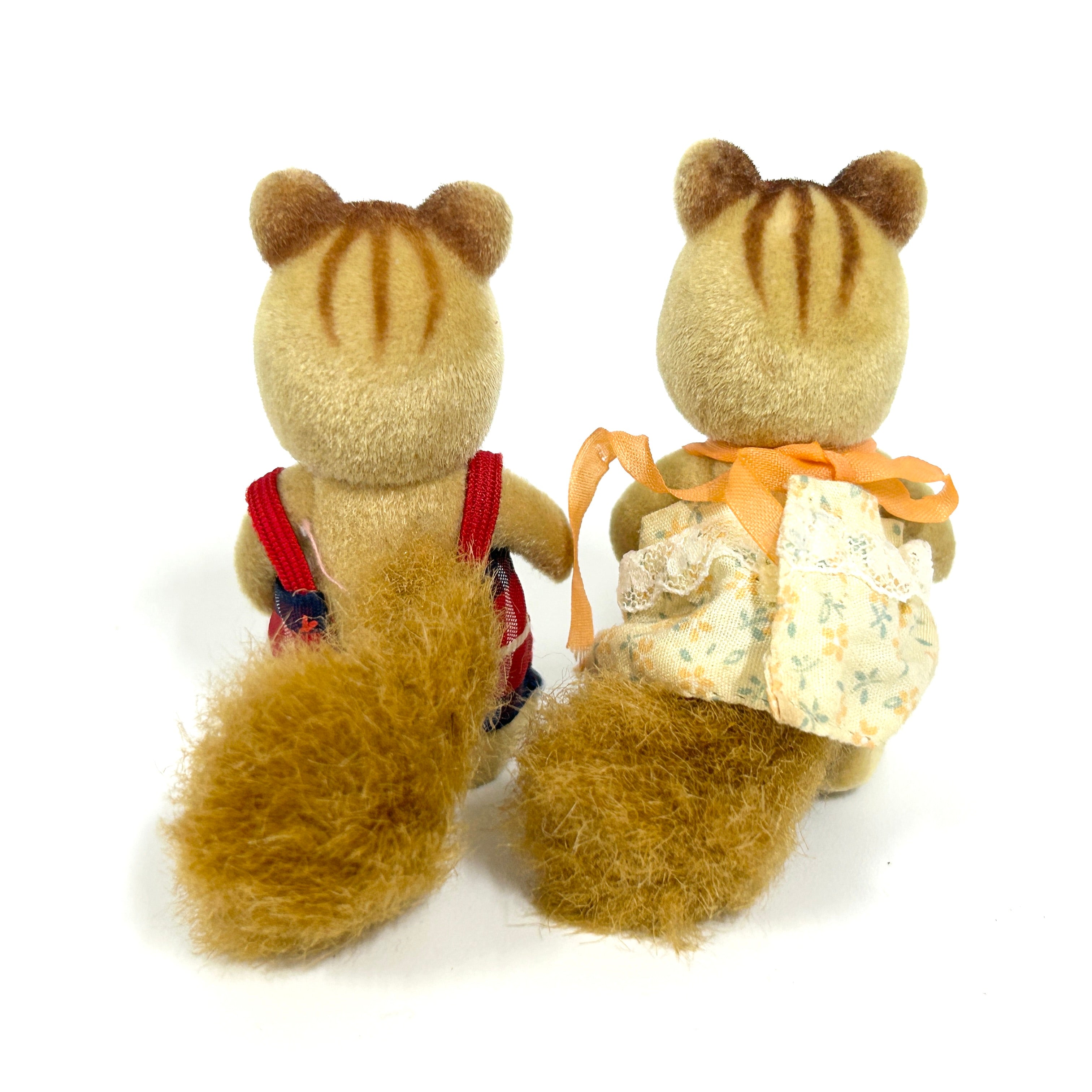 [used] Vintage Squirrel Boy Girl Sylvanian Families Calico Critters
