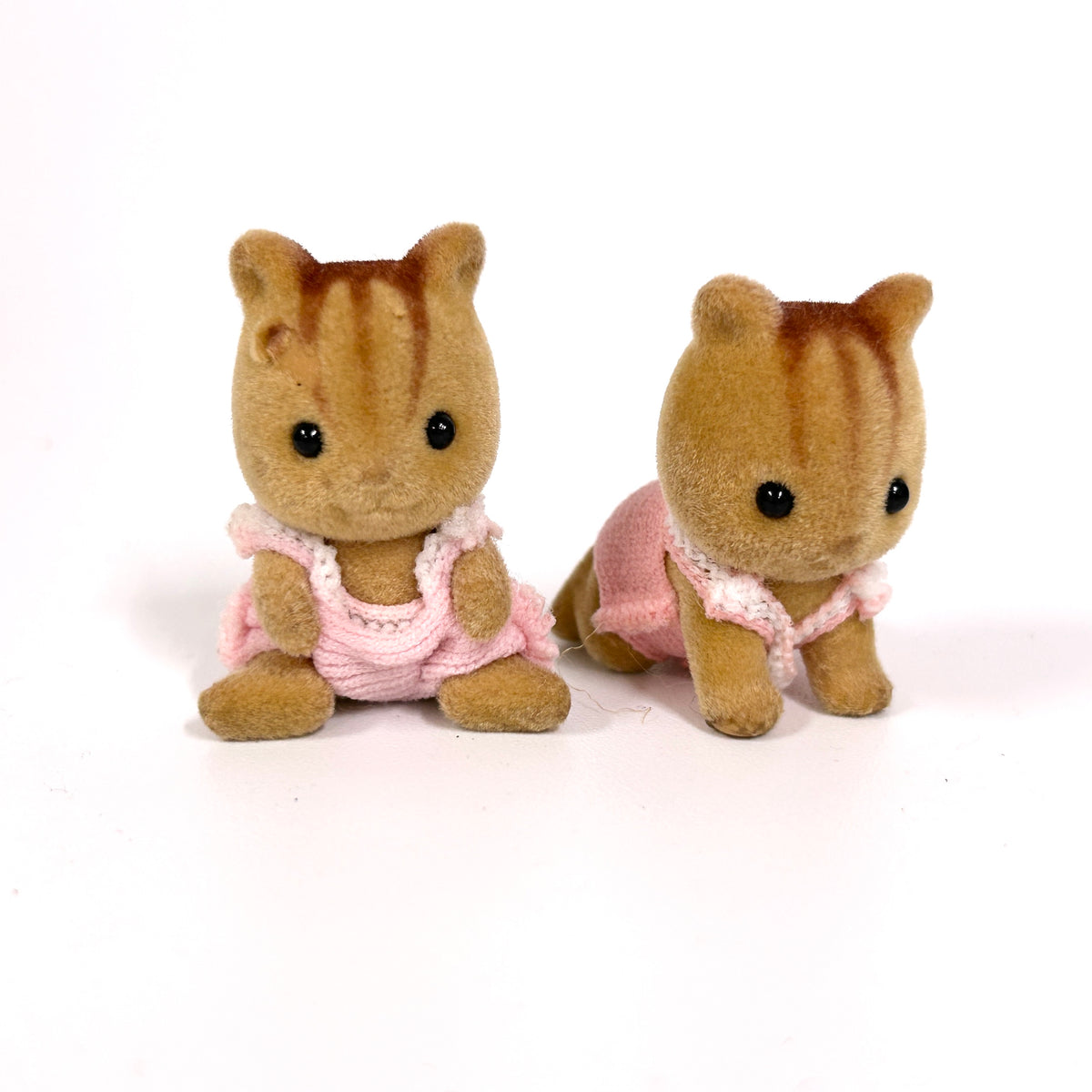 [used] Vintage Squirrel Twins Sylvanian Families Calico Critters