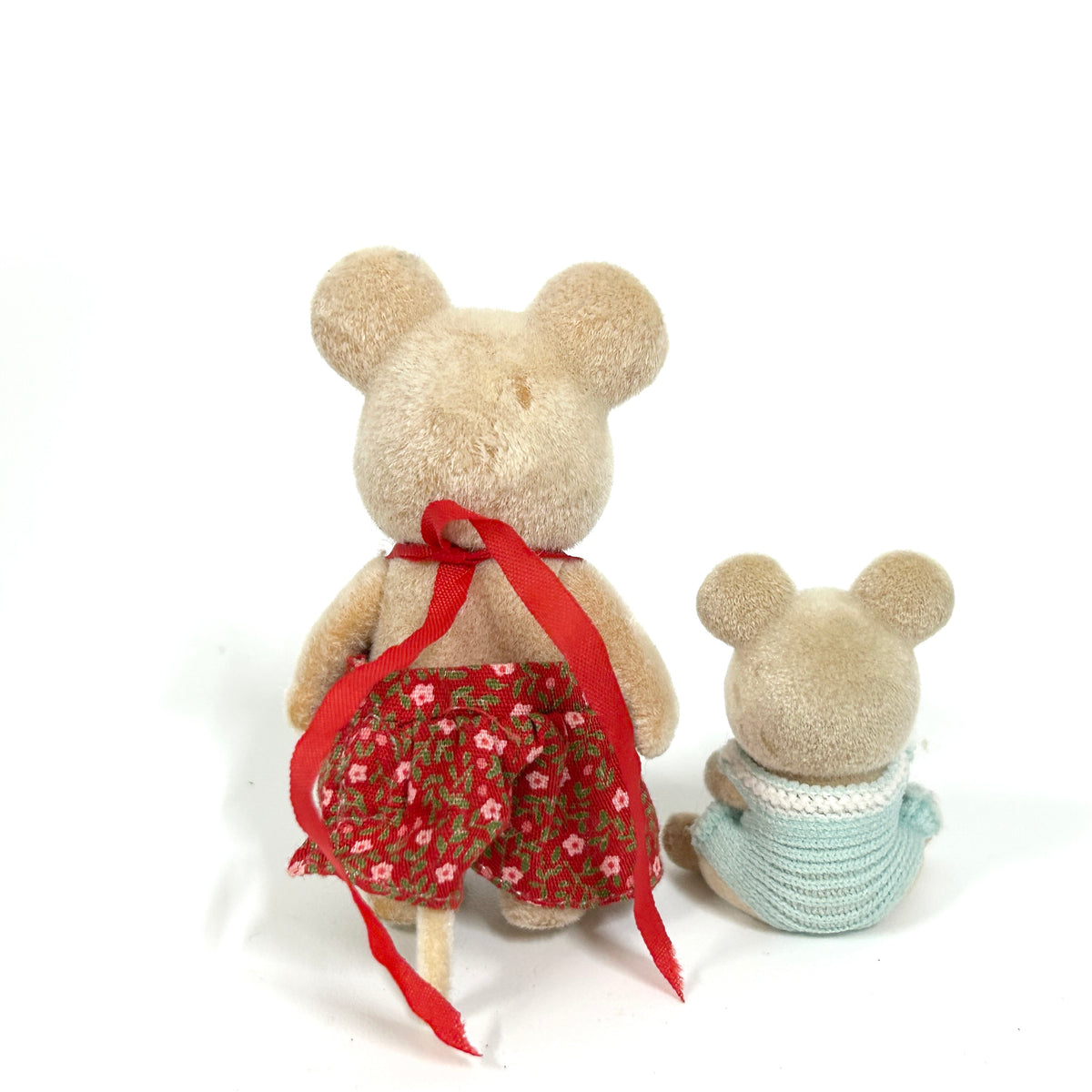 [used] Vintage Field Mouse Girl Baby Sylvanian Families Calico Critters