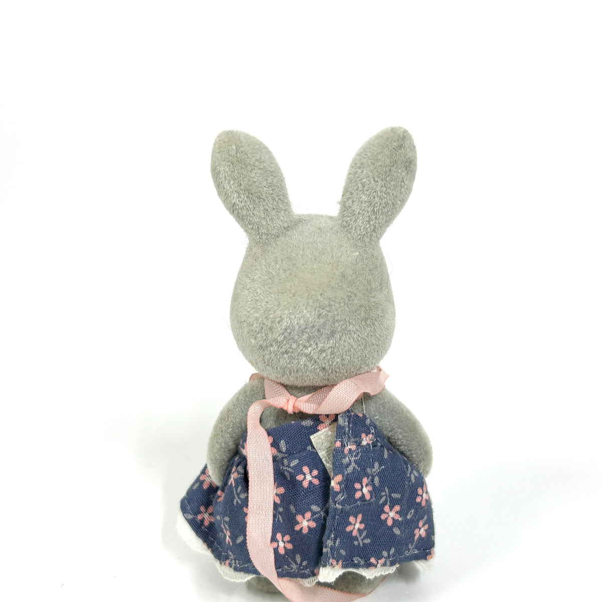 [used] Vintage Grey Rabbit Girl Sylvanian Families Calico Critters