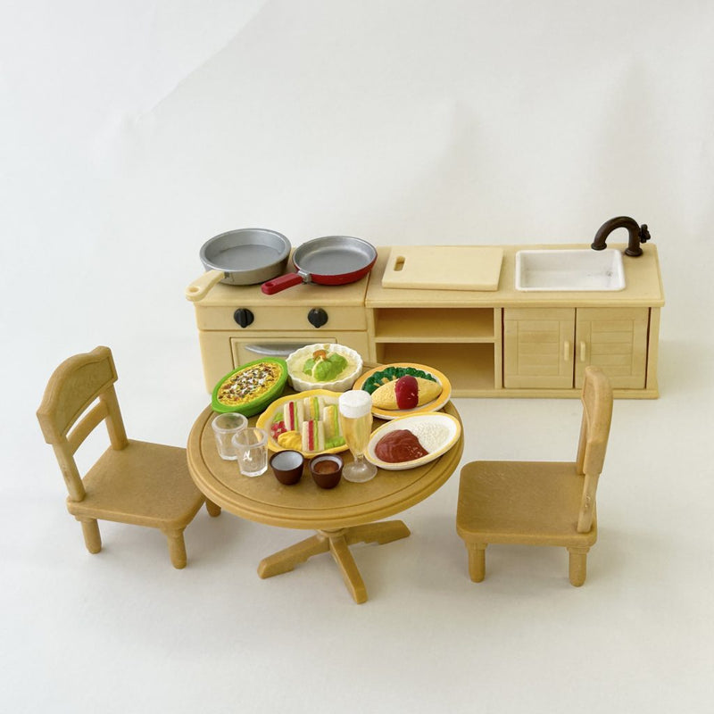 [Used] DINING ROOM SET Japan Sylvanian Families