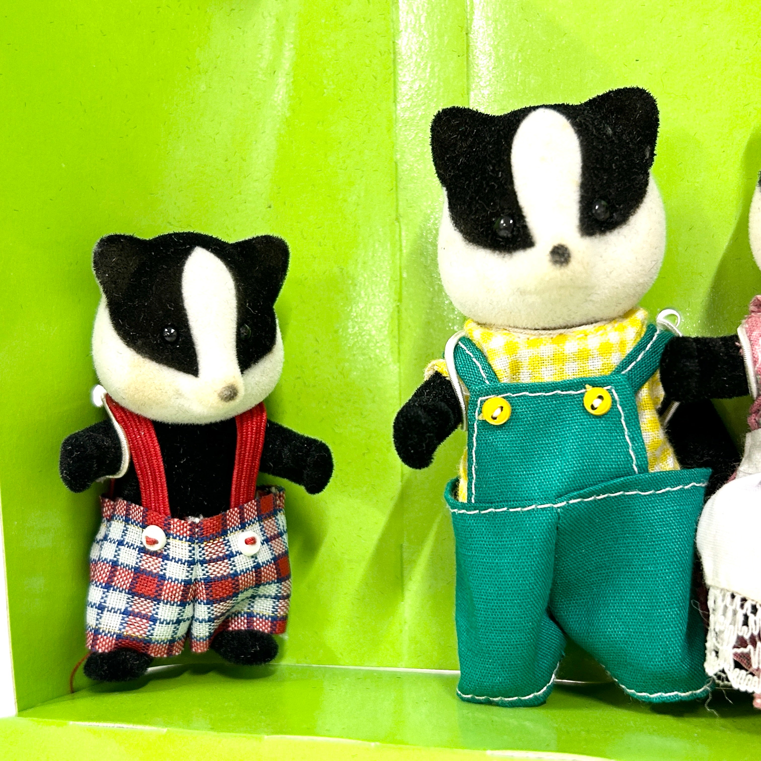 [used] The Underwood Badger Family 3250 Sylvanian Families Calico Critters