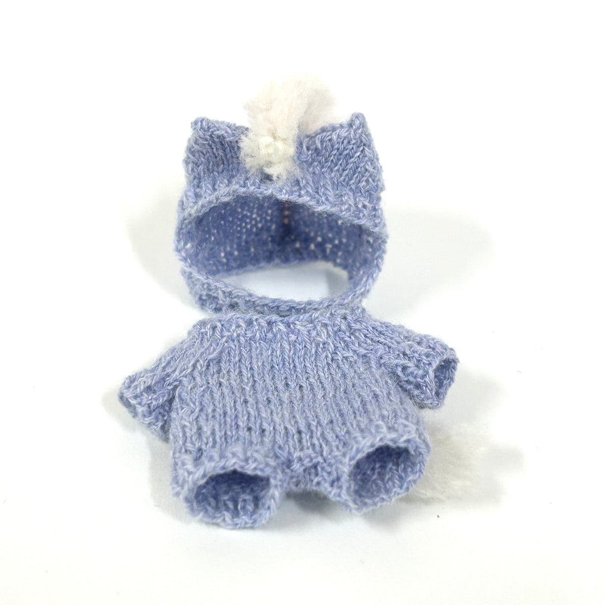 Knitted Unicorn Costume Blue Handmade