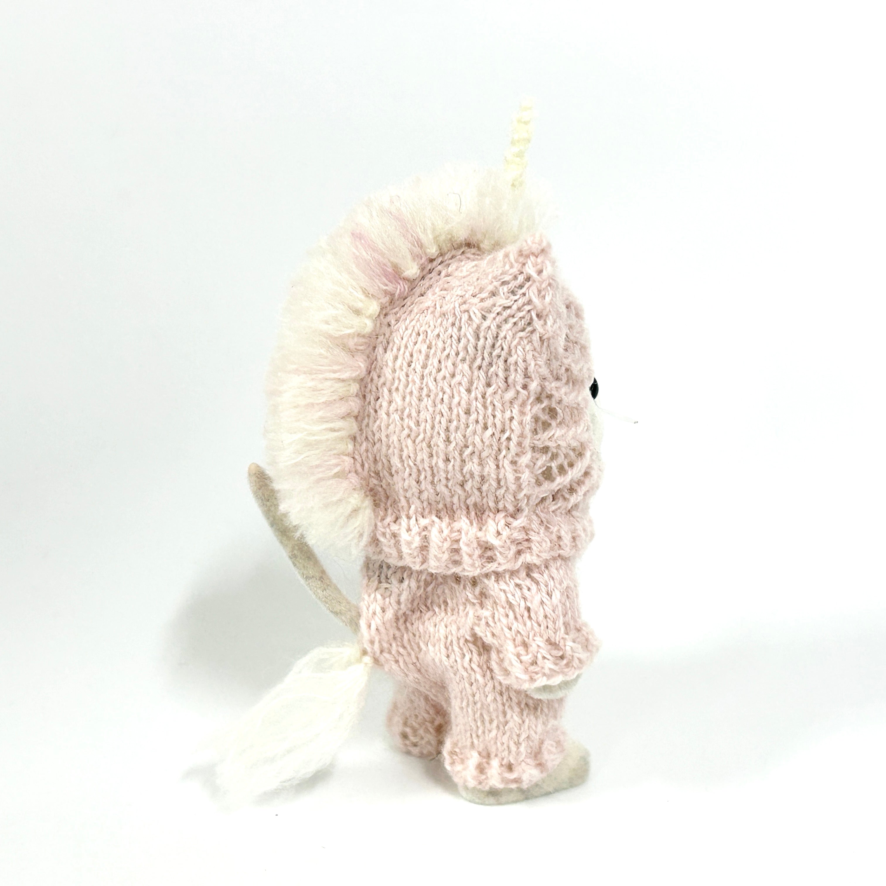Knitted Unicorn Costume Pink Handmade