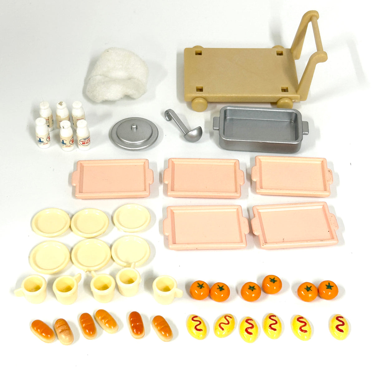 [used] School Lunch Set S-01 Sylvanian Families Calico Critters
